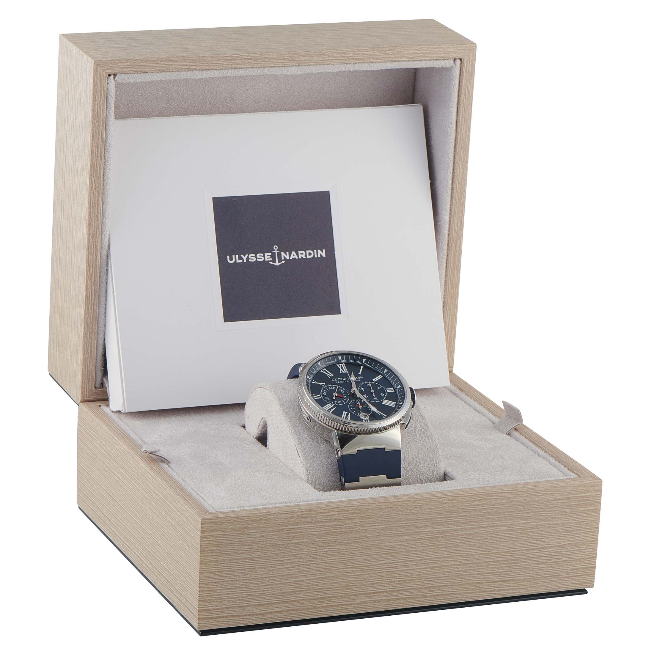 Ulysse Nardin Marine Chronograph Steel Watch 1533-150-3/43 - Image 5