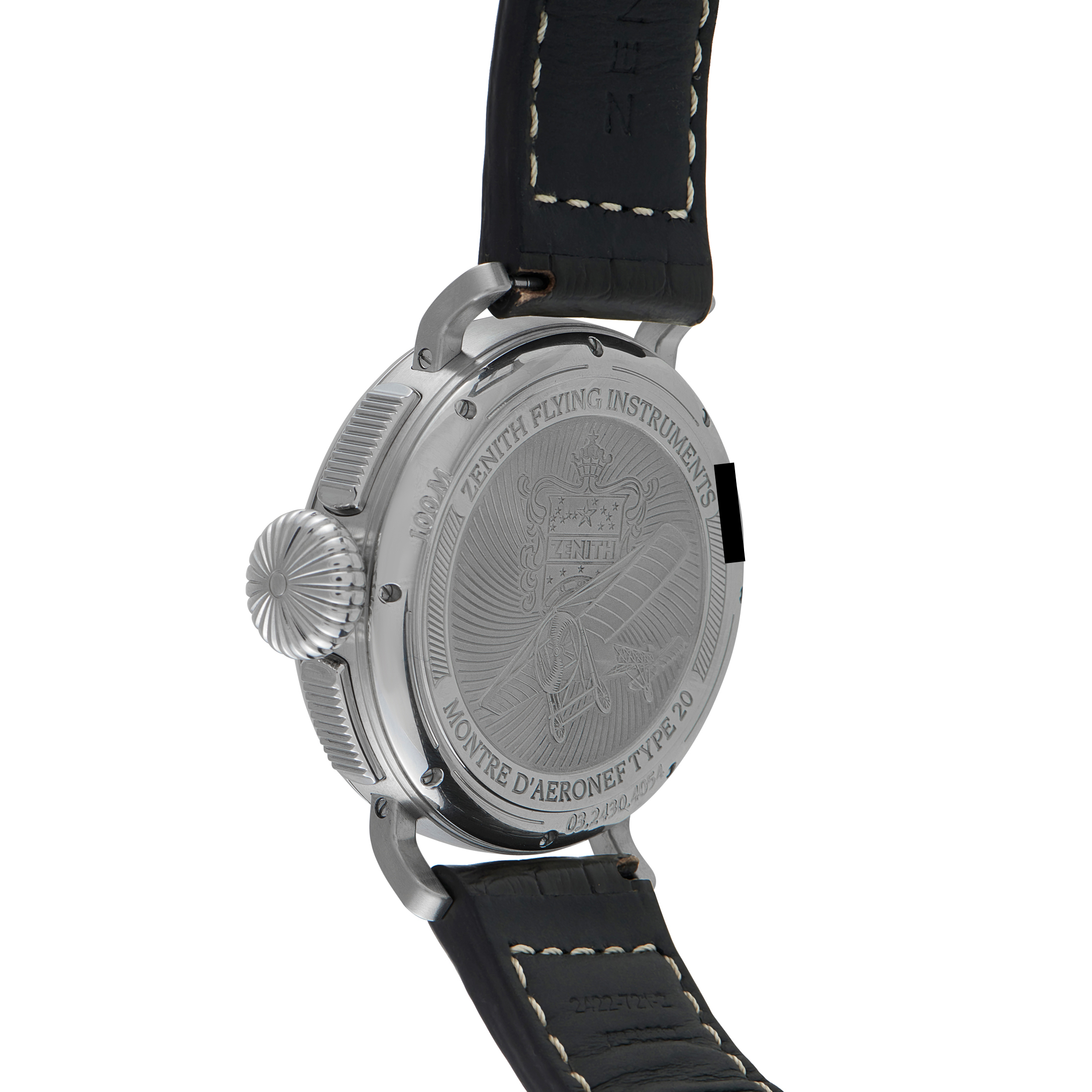 Zenith Pilot Type 20 Montre d'Aéronef Annual Calendar Steel Watch 03.2430.4054/21.C721 - Image 3