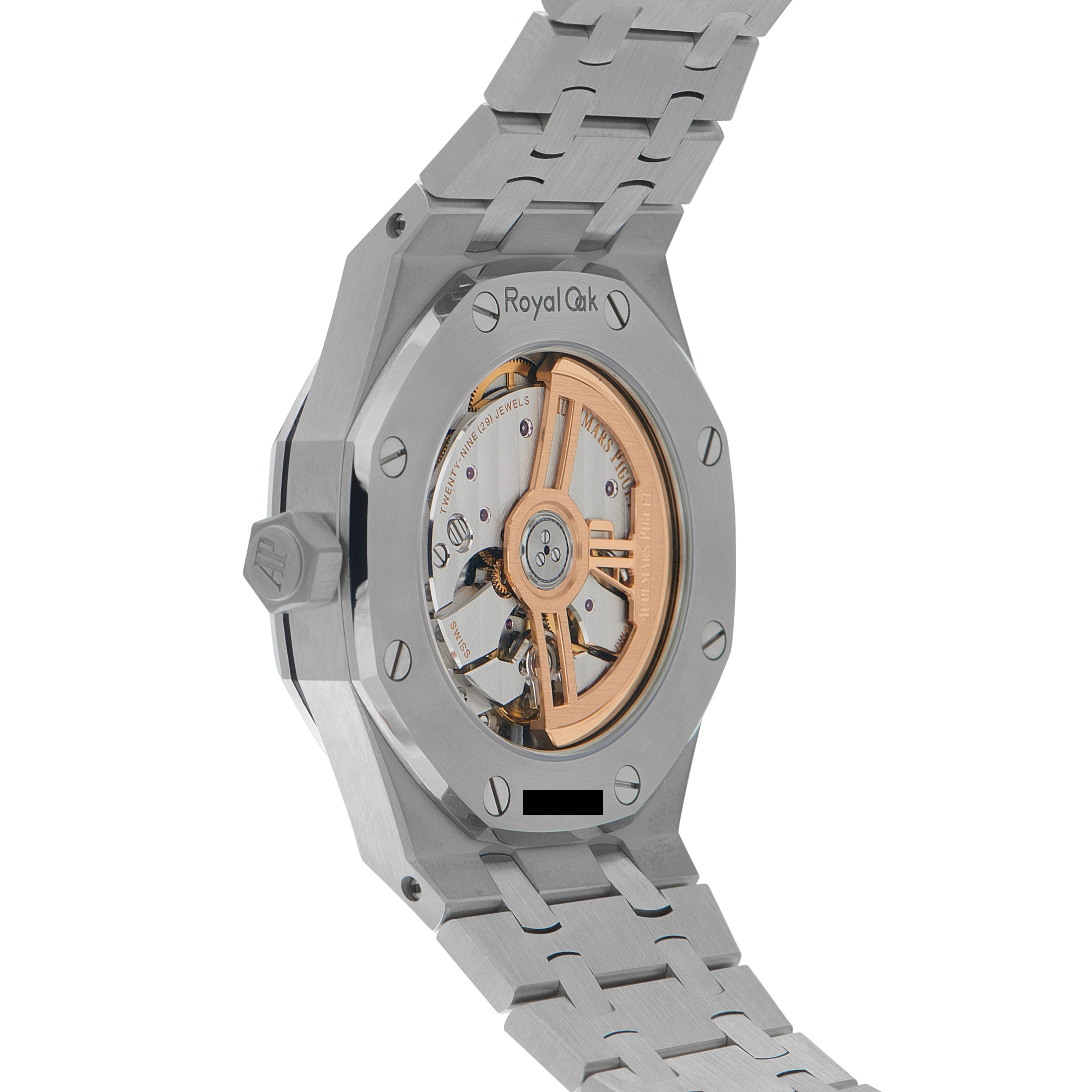 Audemars Piguet Royal Oak Light Blue Dial Diamond Set Bezel Steel Watch 15551ST.ZZ.1356ST.01 - Image 3