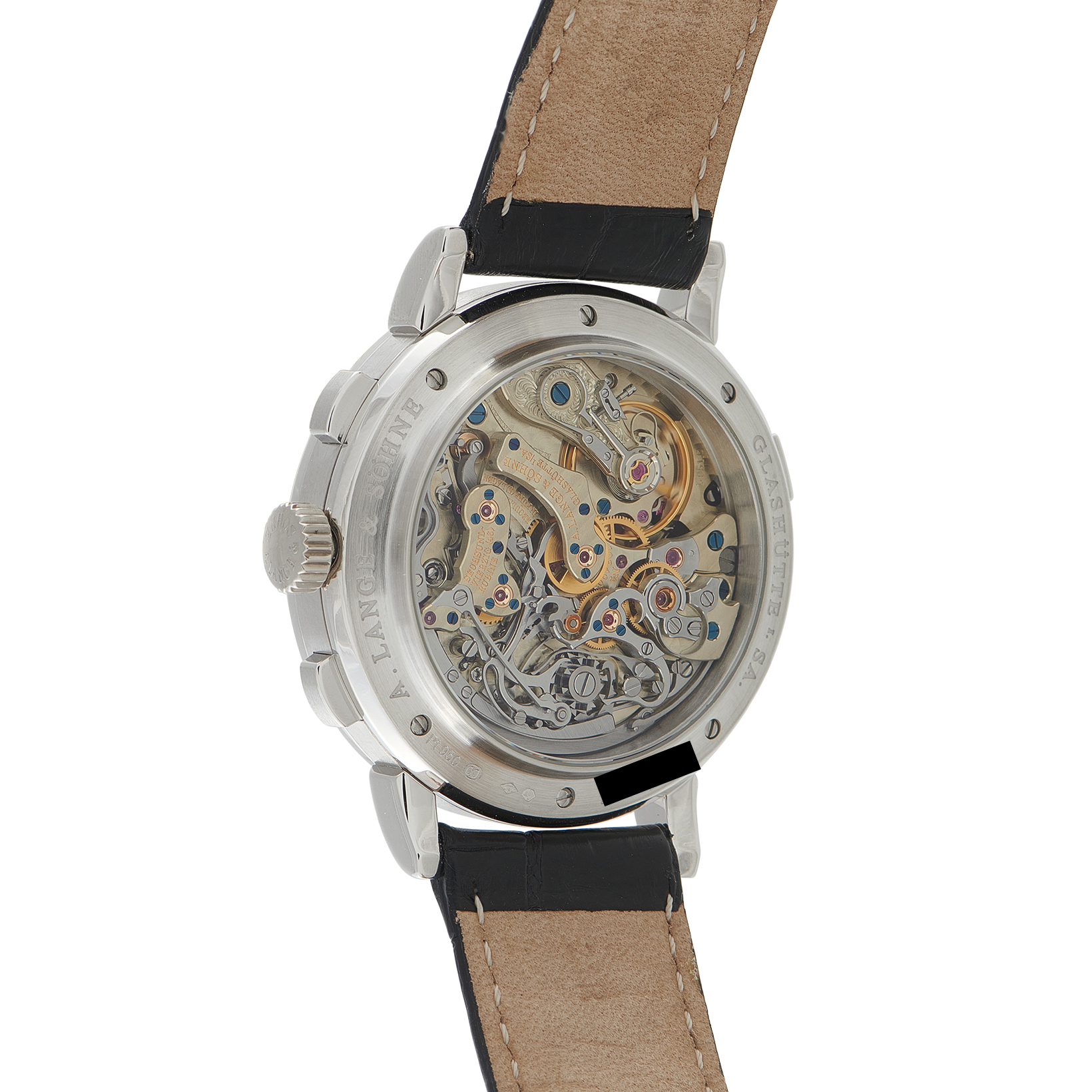 A. Lange & Sohne Datograph Up/Down Platinum Watch 405.035 - Image 3