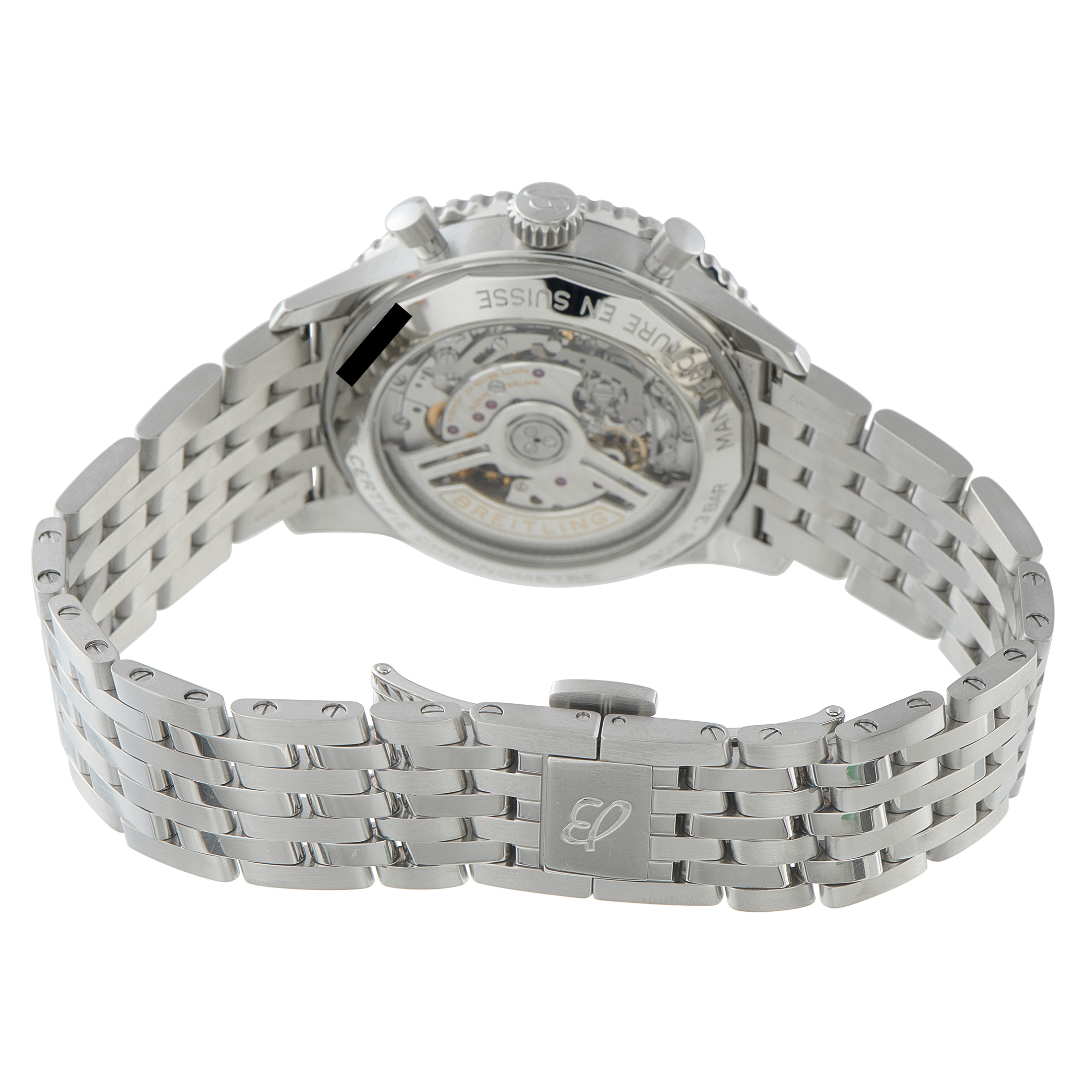 Breitling Navitimer B01 Chronograph 43 Ice Blue Dial Steel Watch AB0138241C1A1 - Image 4