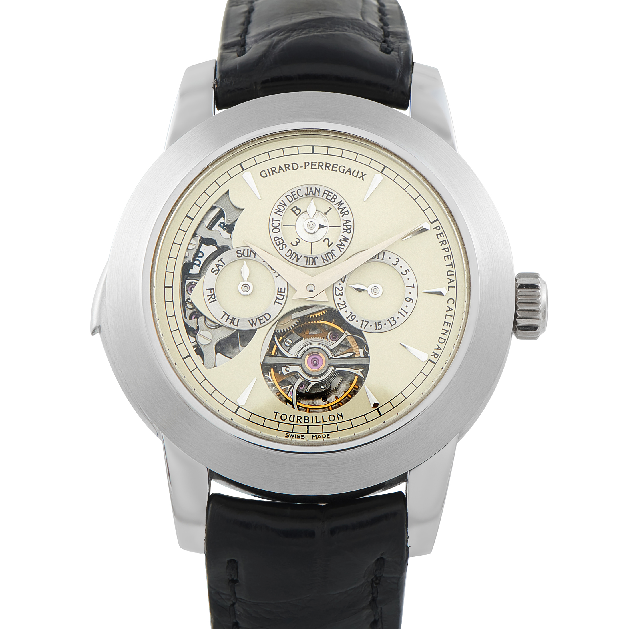 Girard Perregaux Opera II Perpetual Calendar Tourbillon Platinum Watch 99741