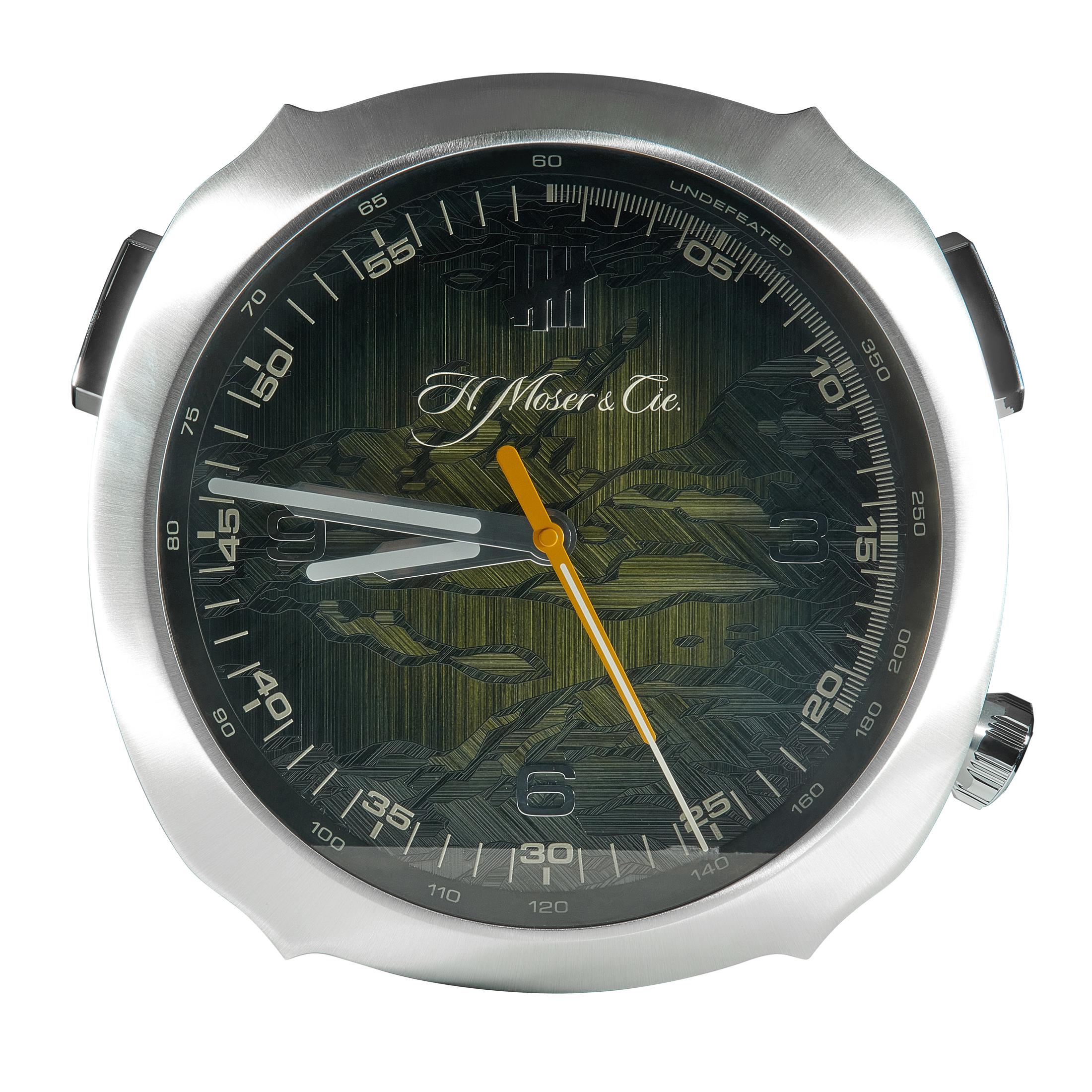 H. Moser & Cie Streamliner Chronograph Undefeated Green Camo Dial Steel Watch 6902-1205 - Image 7