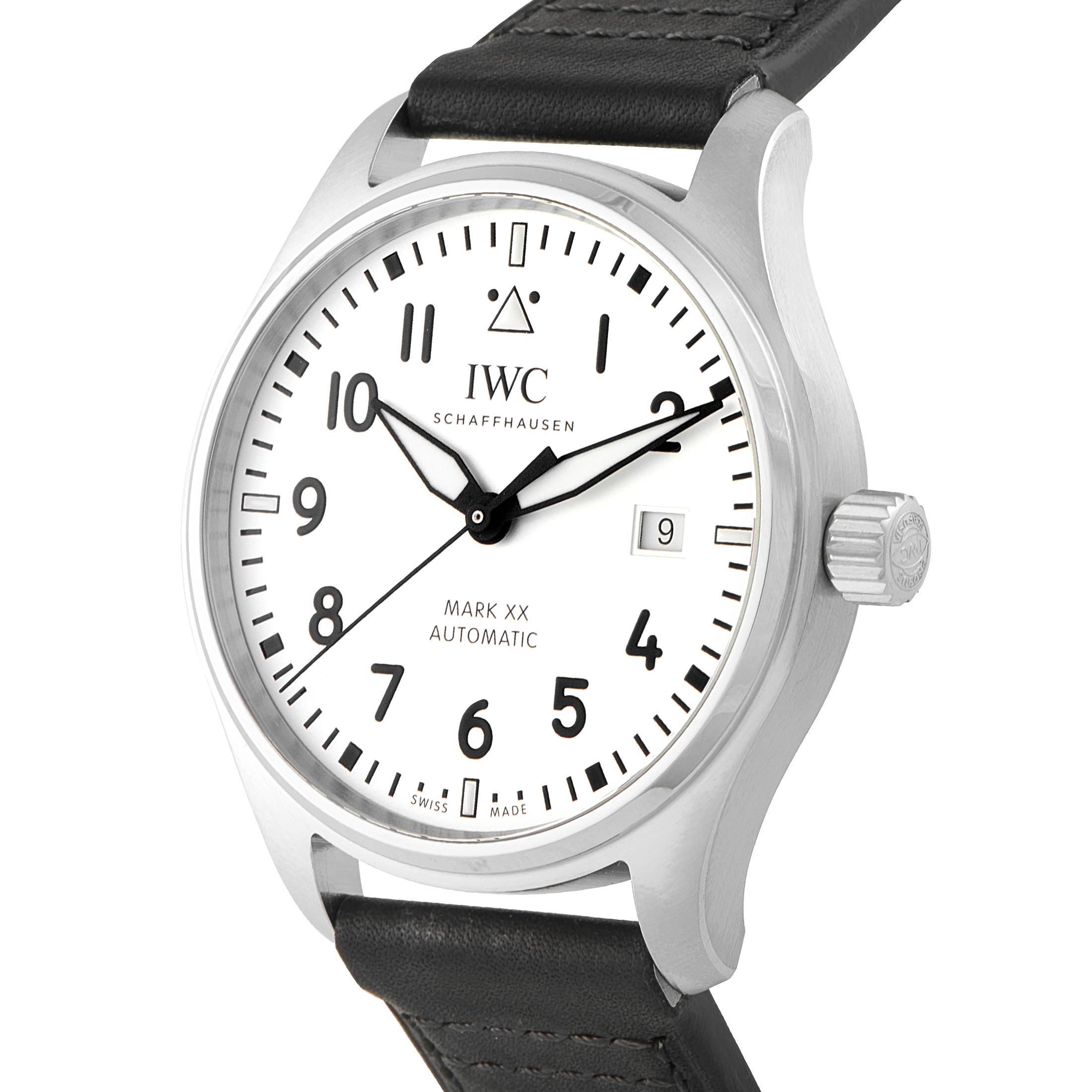 IWC Pilot's Mark XX Steel Watch IW328207 - Image 2