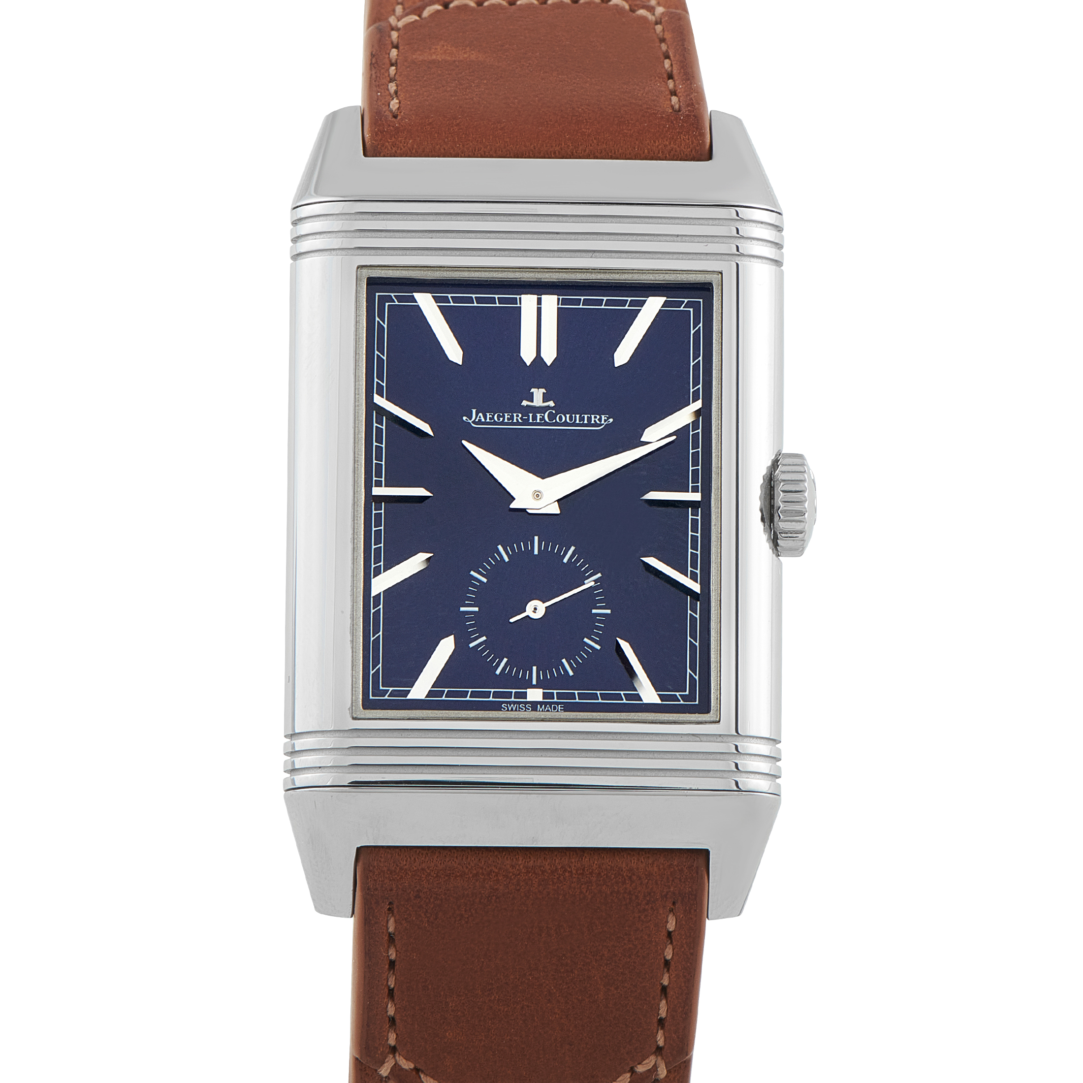 Jaeger-LeCoultre Reverso Tribute Duoface Small Seconds Steel Watch Q3988481