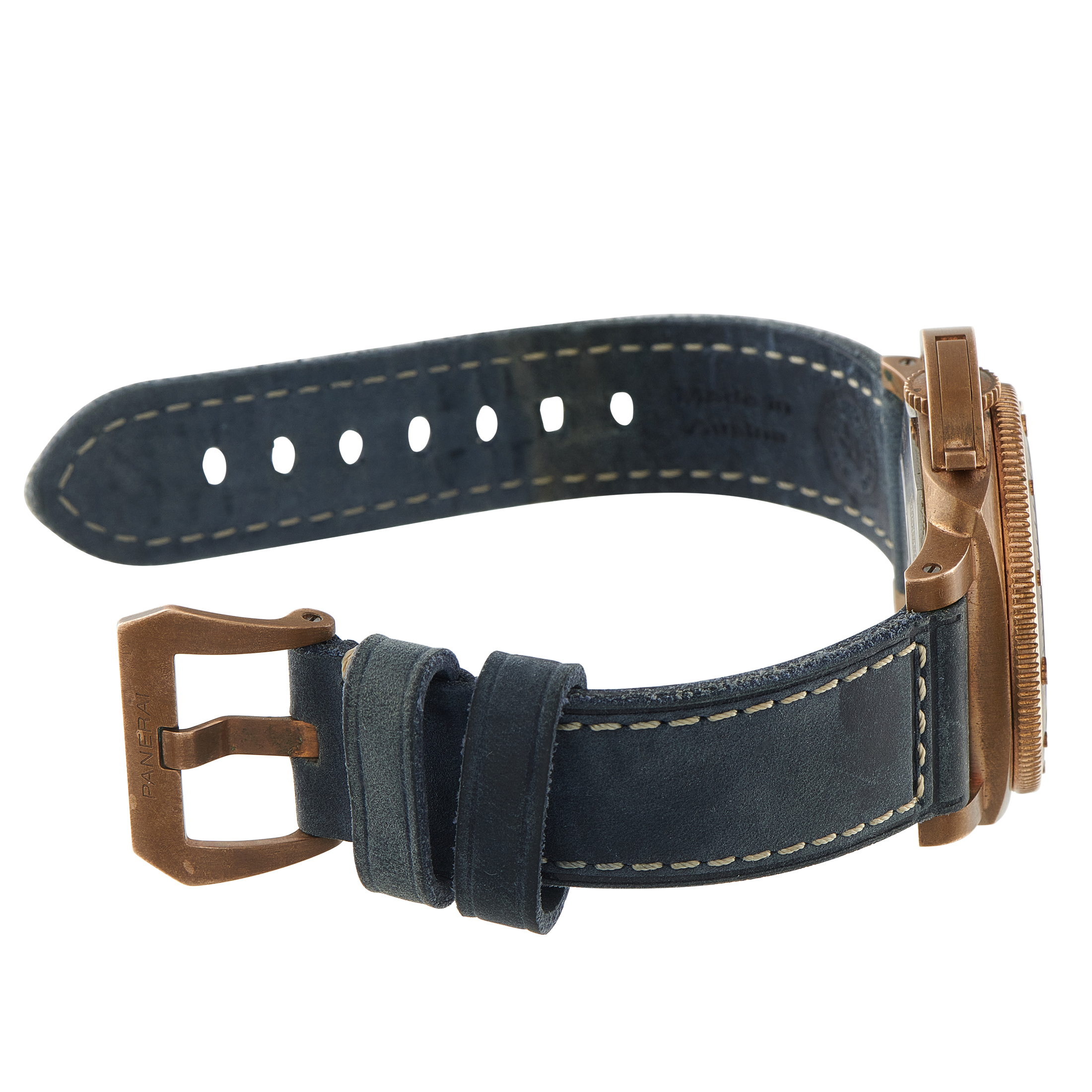 Officine Panerai Submersible Bronzo Blue Abisso Watch pam1074 - Image 4