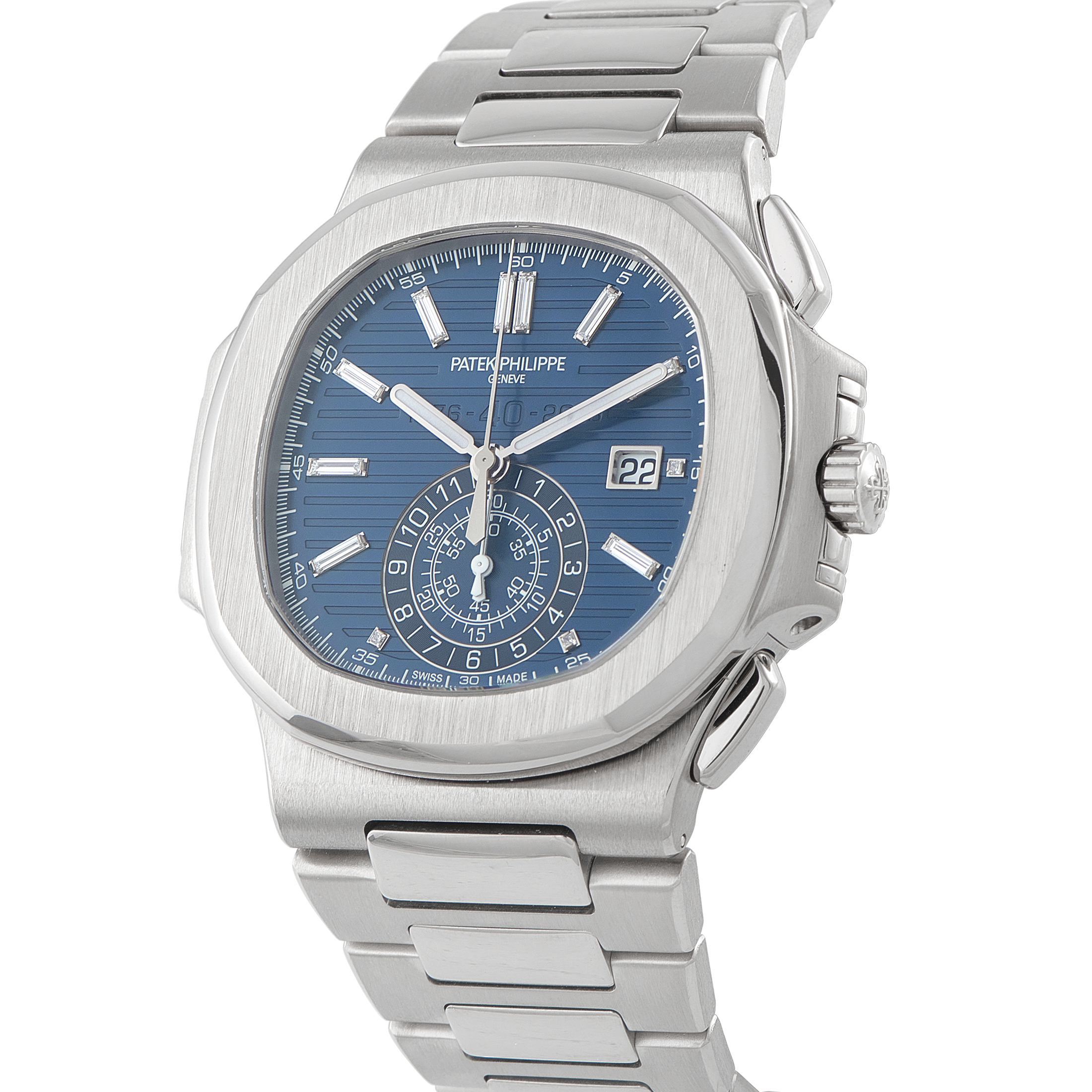 Patek Philippe Nautilus Chronograph White Gold Watch 5976/1g-001 - Image 2