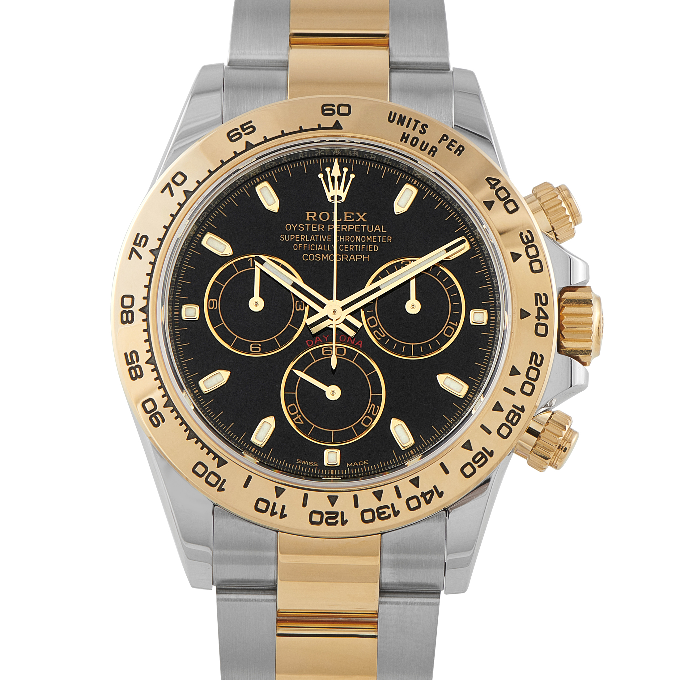 Rolex Daytona Black Dial Two-Tone Watch 116503