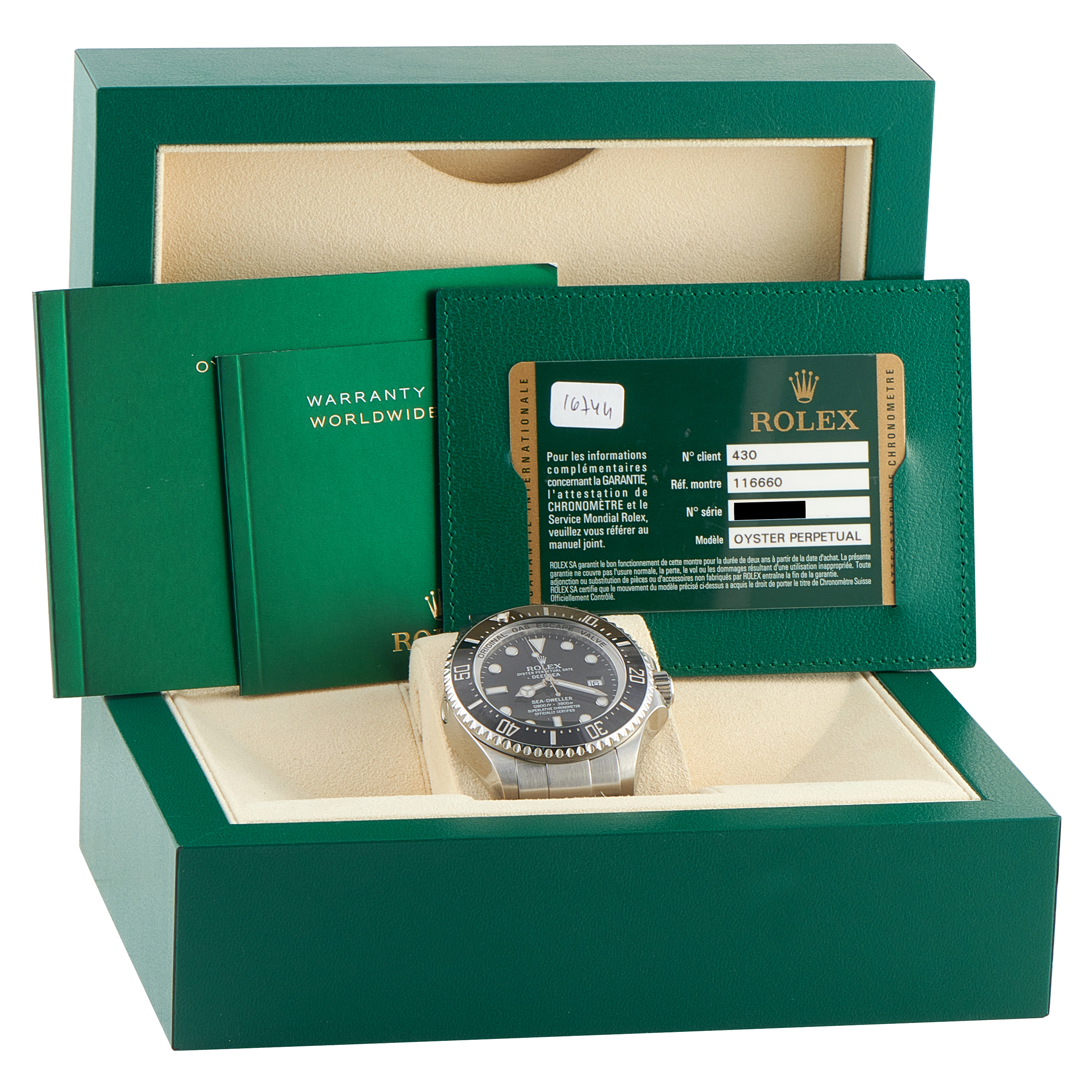 Rolex Sea-Dweller Deepsea Steel Watch 116660 - Image 5
