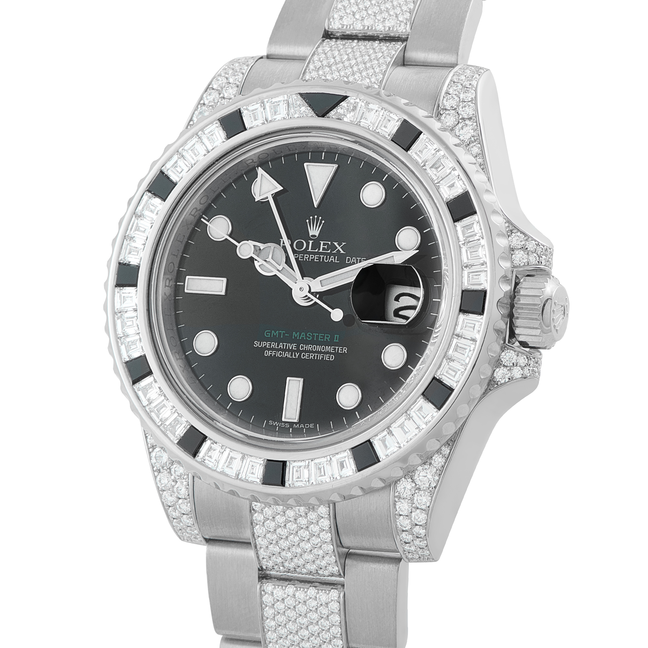 Rolex GMT-Master II Diamond-Set White Gold Watch 116759SANR - Image 2