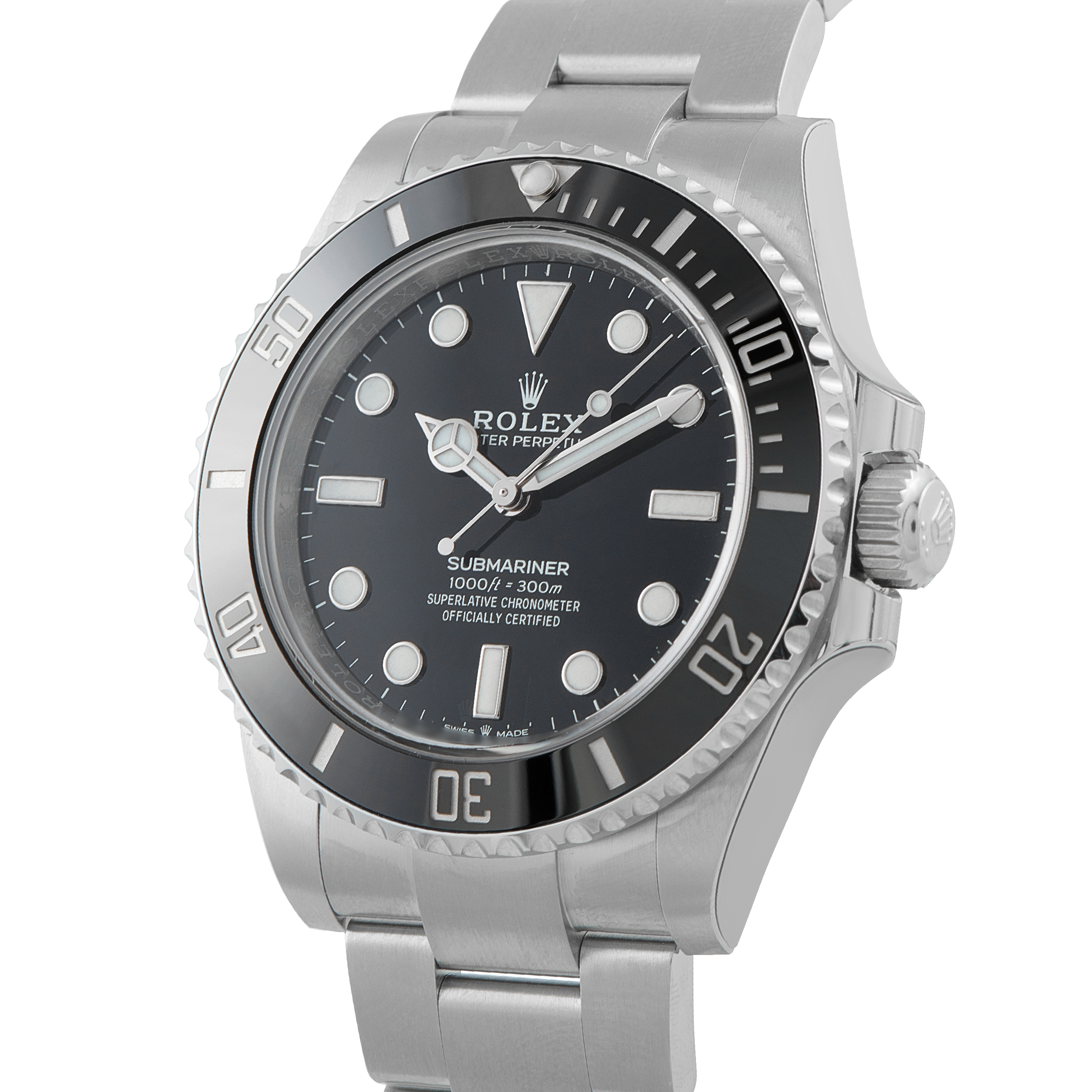 Rolex Submariner No-Date Steel Watch 124060 - Image 2