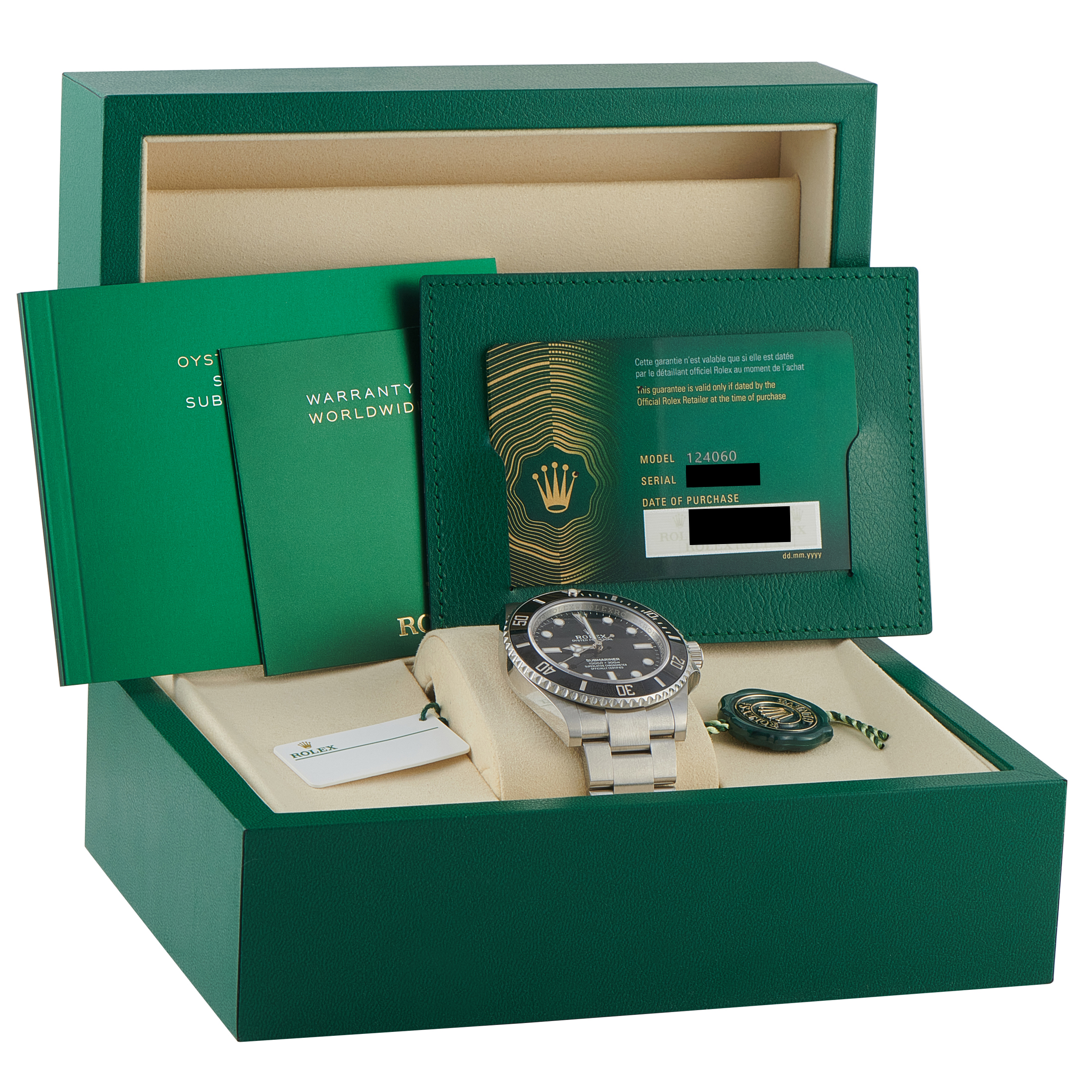 Rolex Submariner No-Date Steel Watch 124060 - Image 5