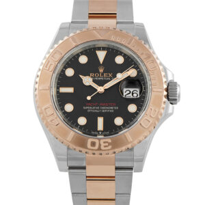 Pre-owned Rolex Yacht-Master 40 two-tone Everose gold Oysterflex bracelet, ref. 126621