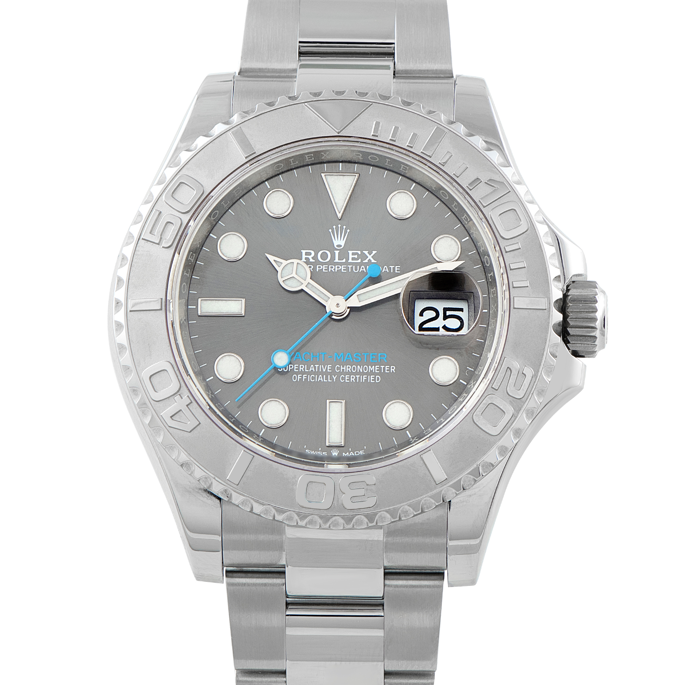 Rolex Yacht-Master 40 Slate Dial Steel Watch 126622