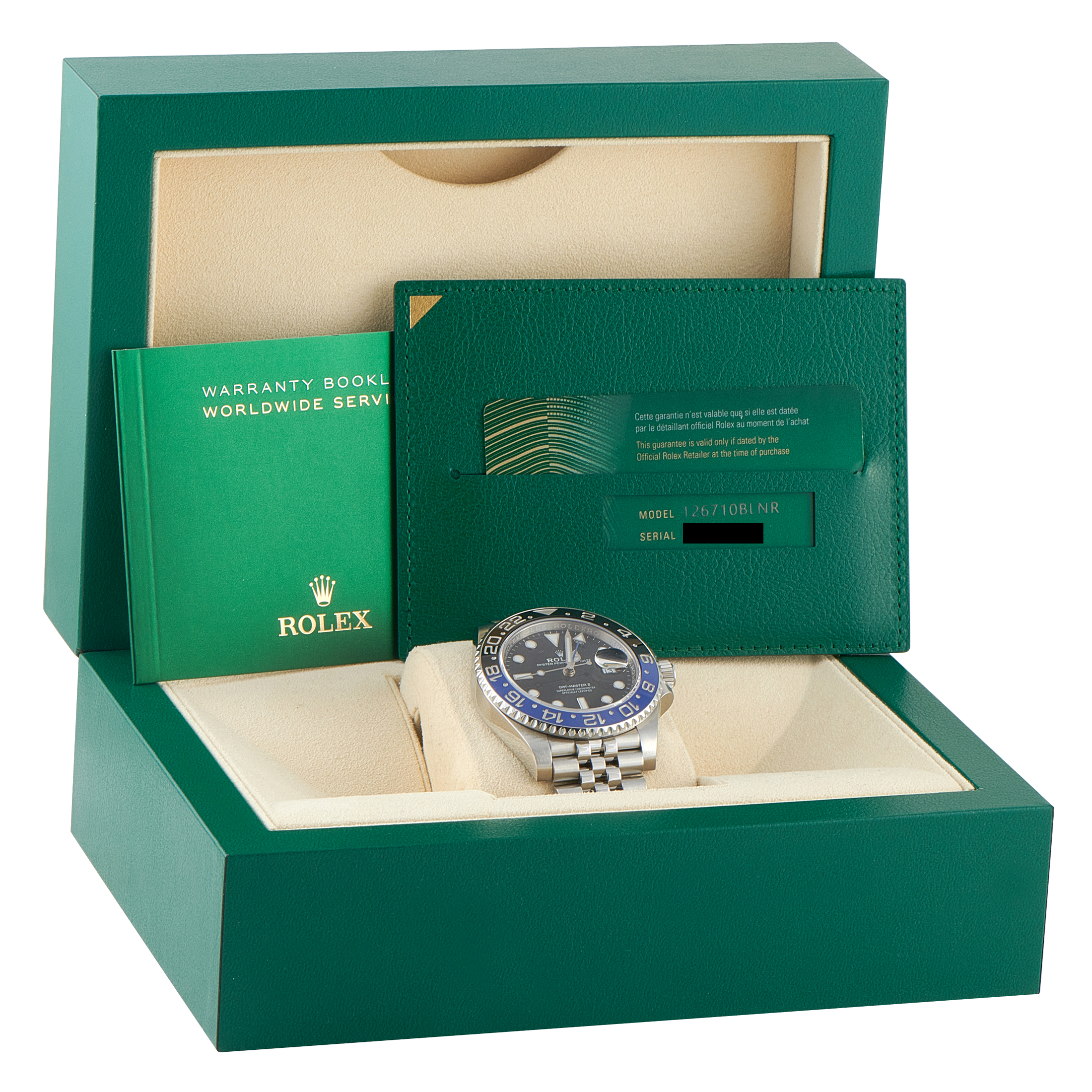 Rolex GMT-Master II Batman Steel Jubilee Watch 126710BLNR - Image 5