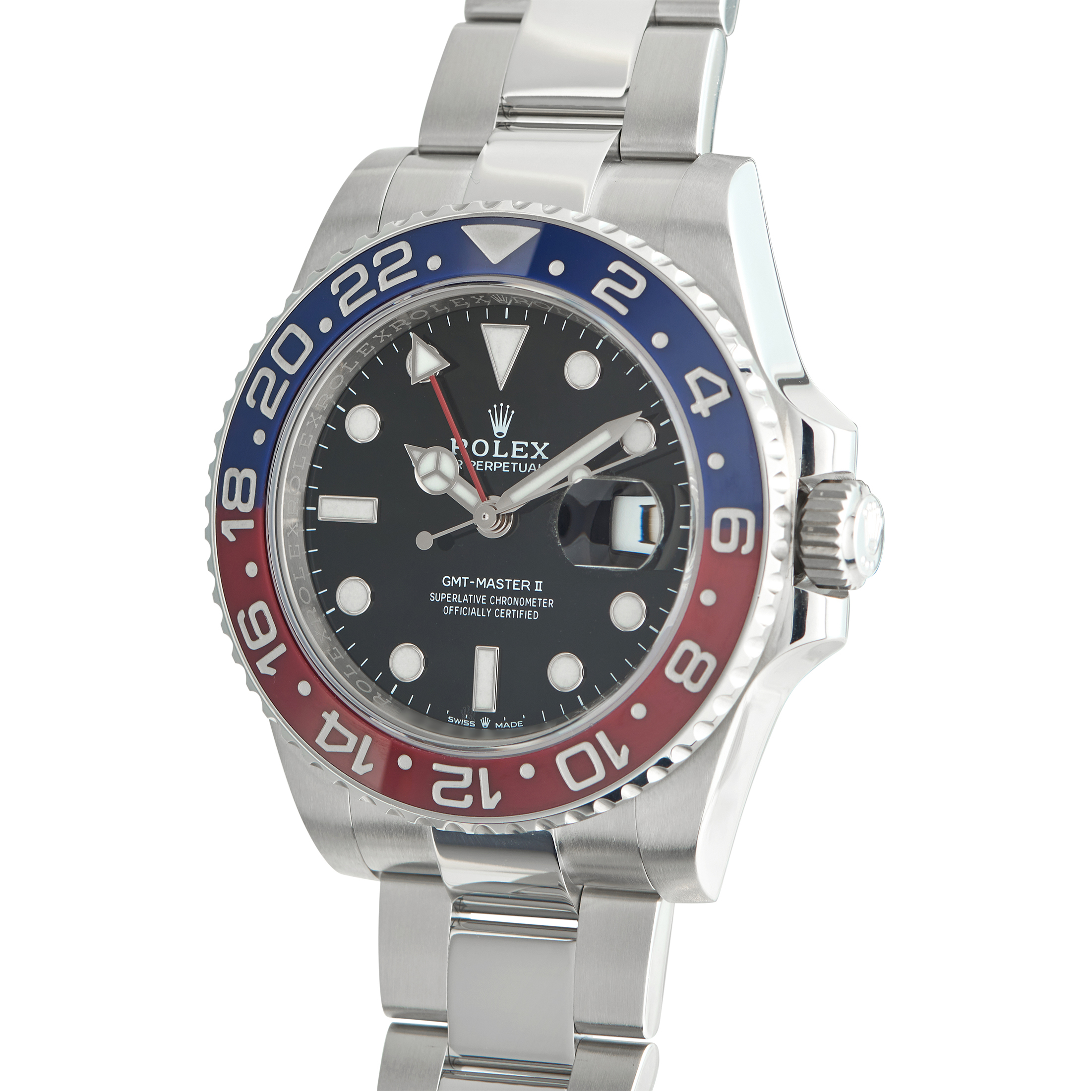 Rolex GMT-Master II Pepsi Steel Oyster Watch 126710BLRO - Image 2