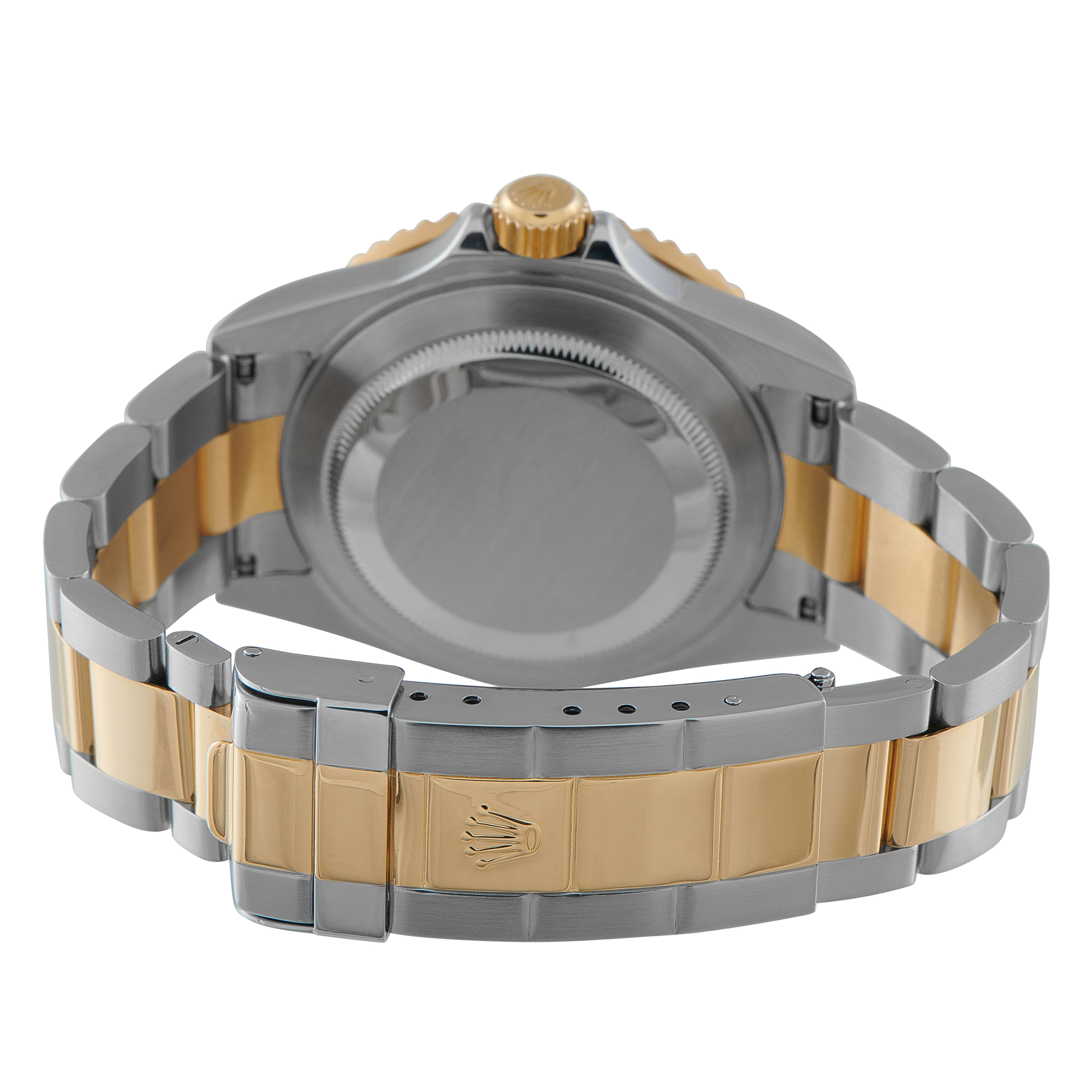 Rolex Submariner Date Silver Serti Dial Two-Tone Watch 16613 - Image 4