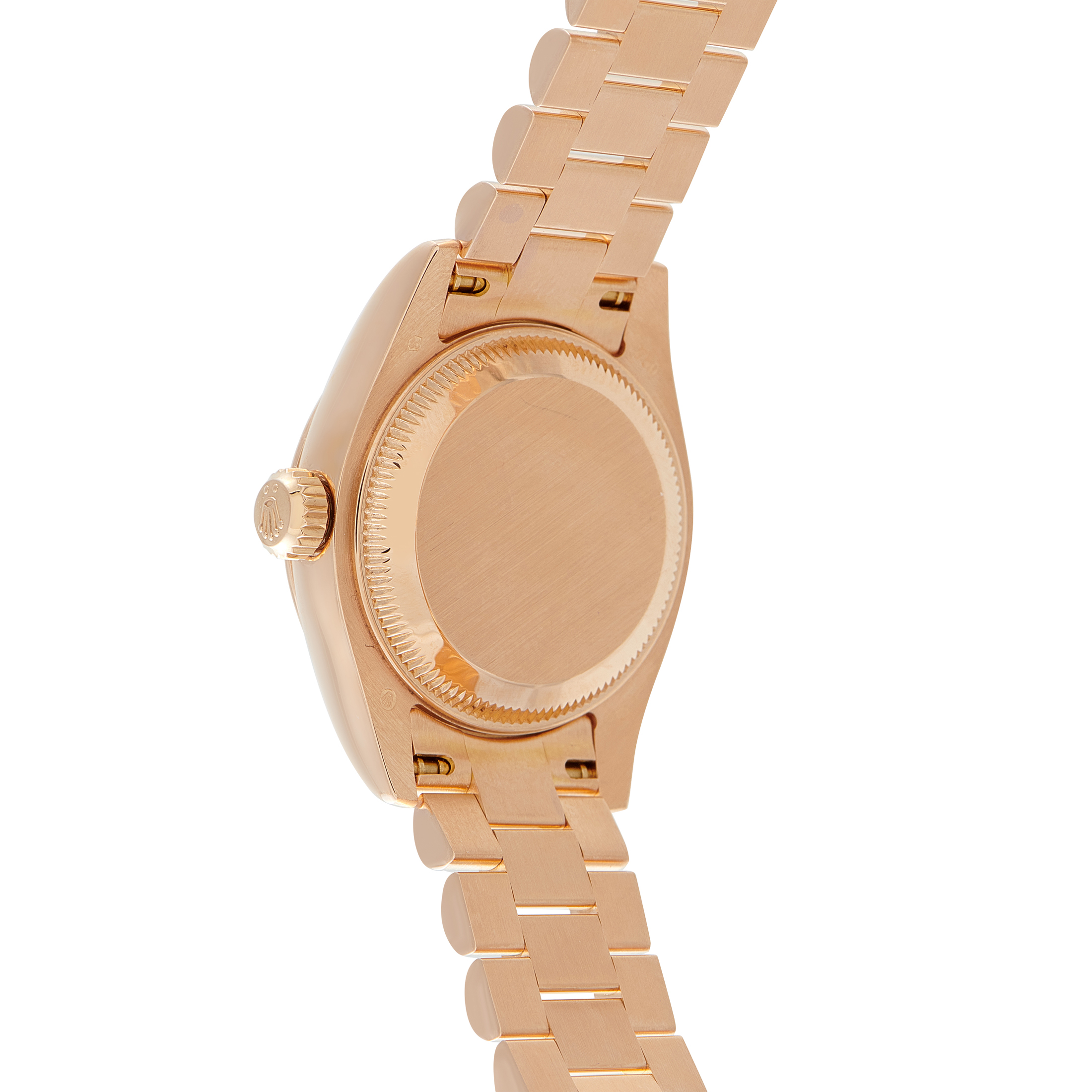 Rolex Lady-Datejust 26 Diamond Dial Everose Gold President Watch 179175 - Image 3