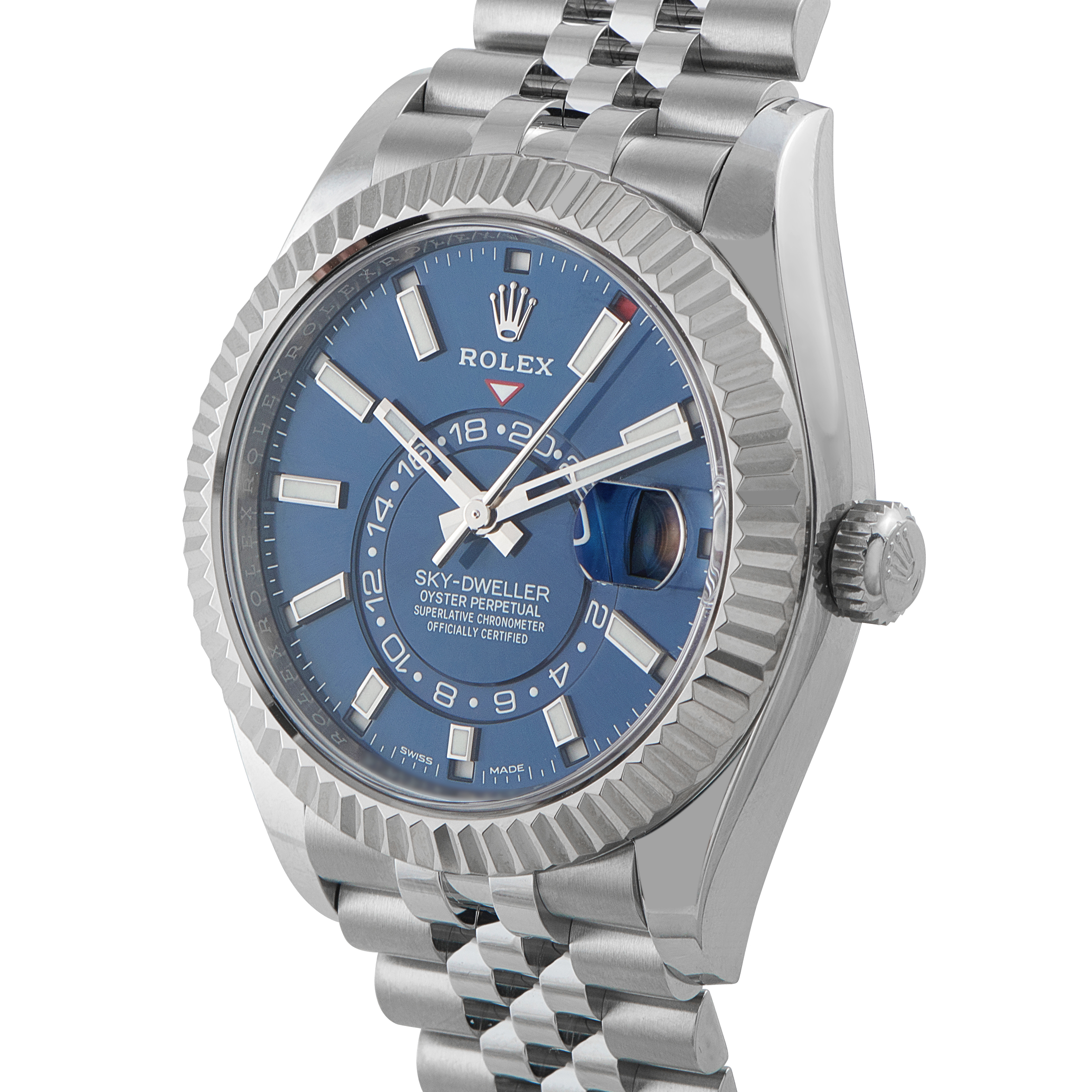 Rolex Sky-Dweller Blue Dial Steel Jubilee Watch 326934 - Image 2