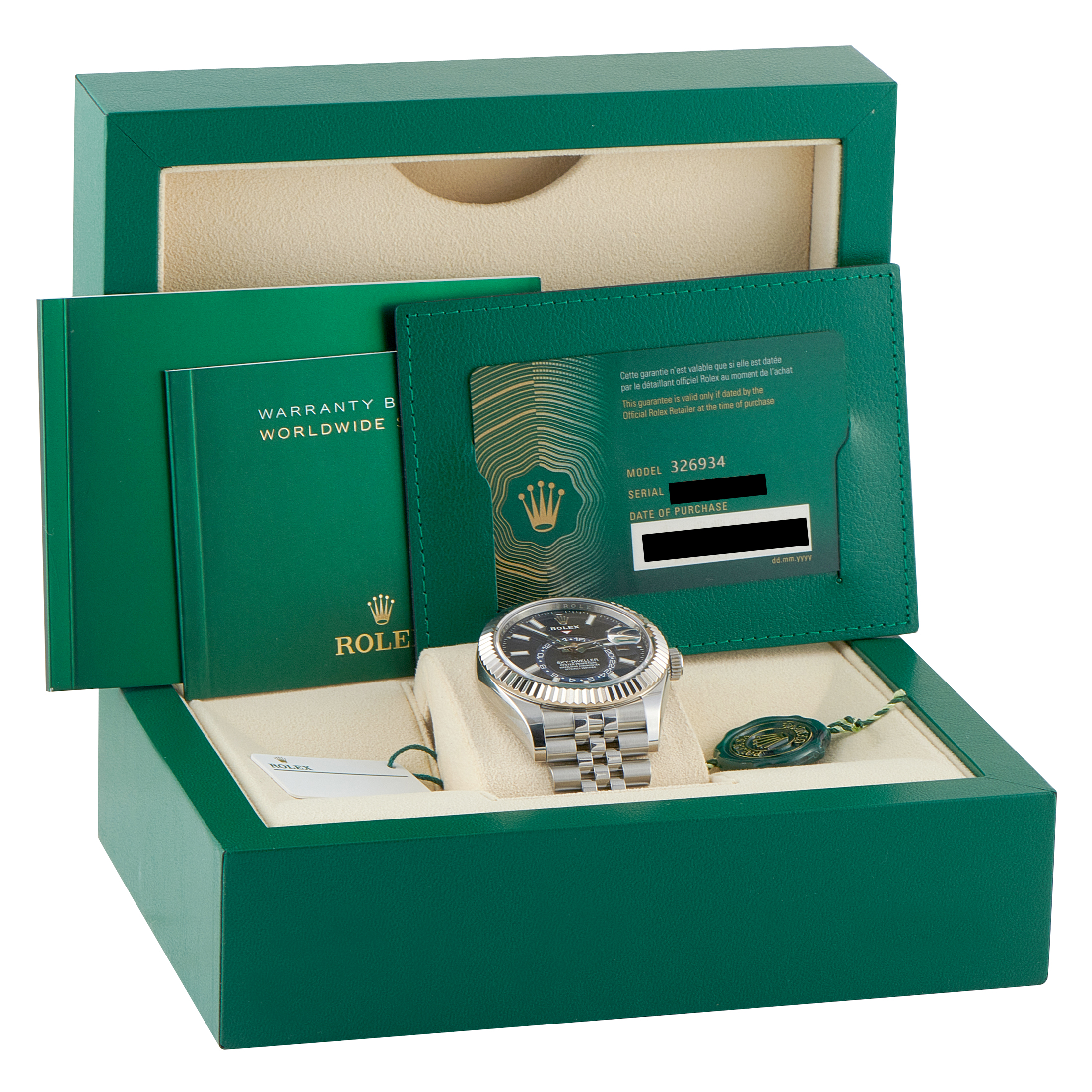 Rolex Sky-Dweller Blue Dial Steel Jubilee Watch 326934 - Image 5