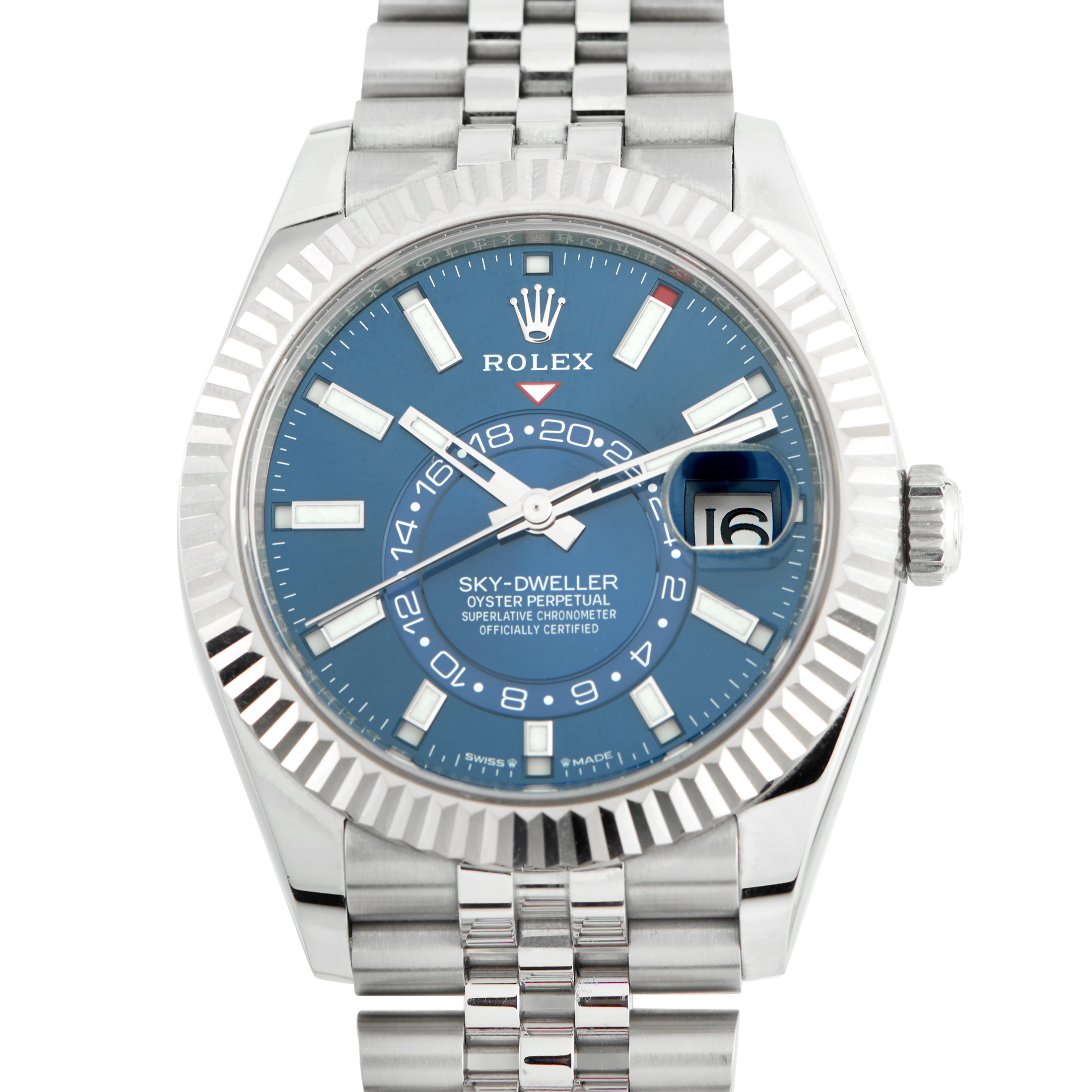 Rolex Sky-Dweller Blue Dial Steel Jubilee Watch 336934