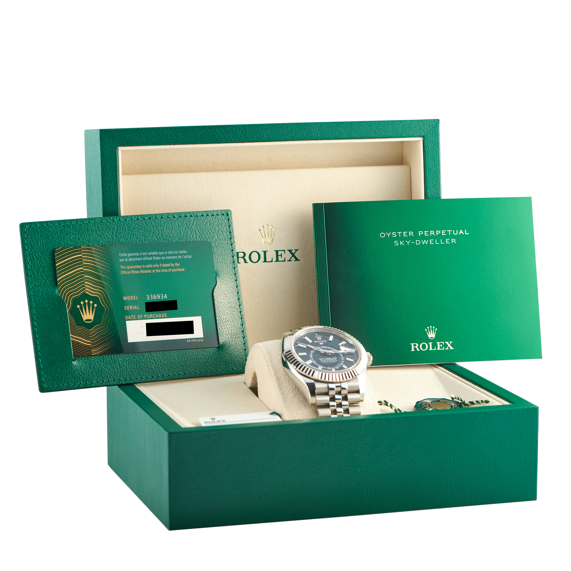 Rolex Sky-Dweller Blue Dial Steel Jubilee Watch 336934 - Image 5