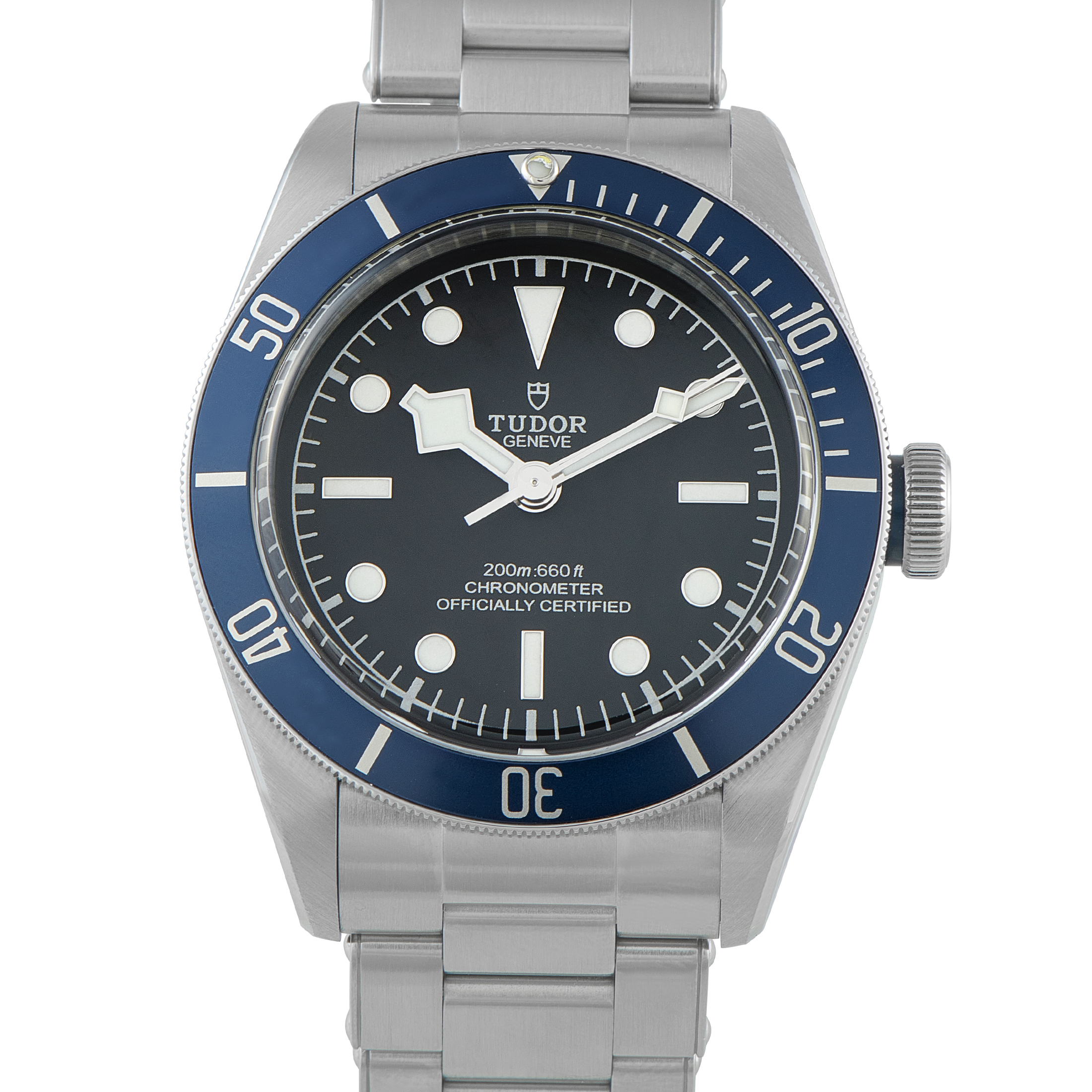 Tudor Black Bay Blue Bezel Steel Watch 79230B