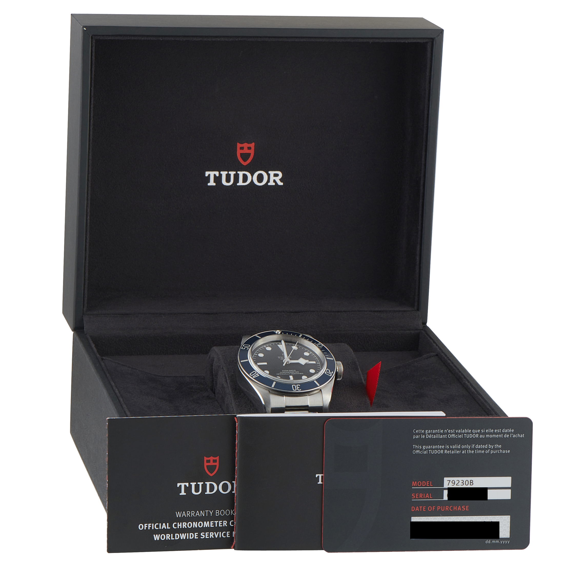 Tudor Black Bay Blue Bezel Steel Watch 79230B - Image 5