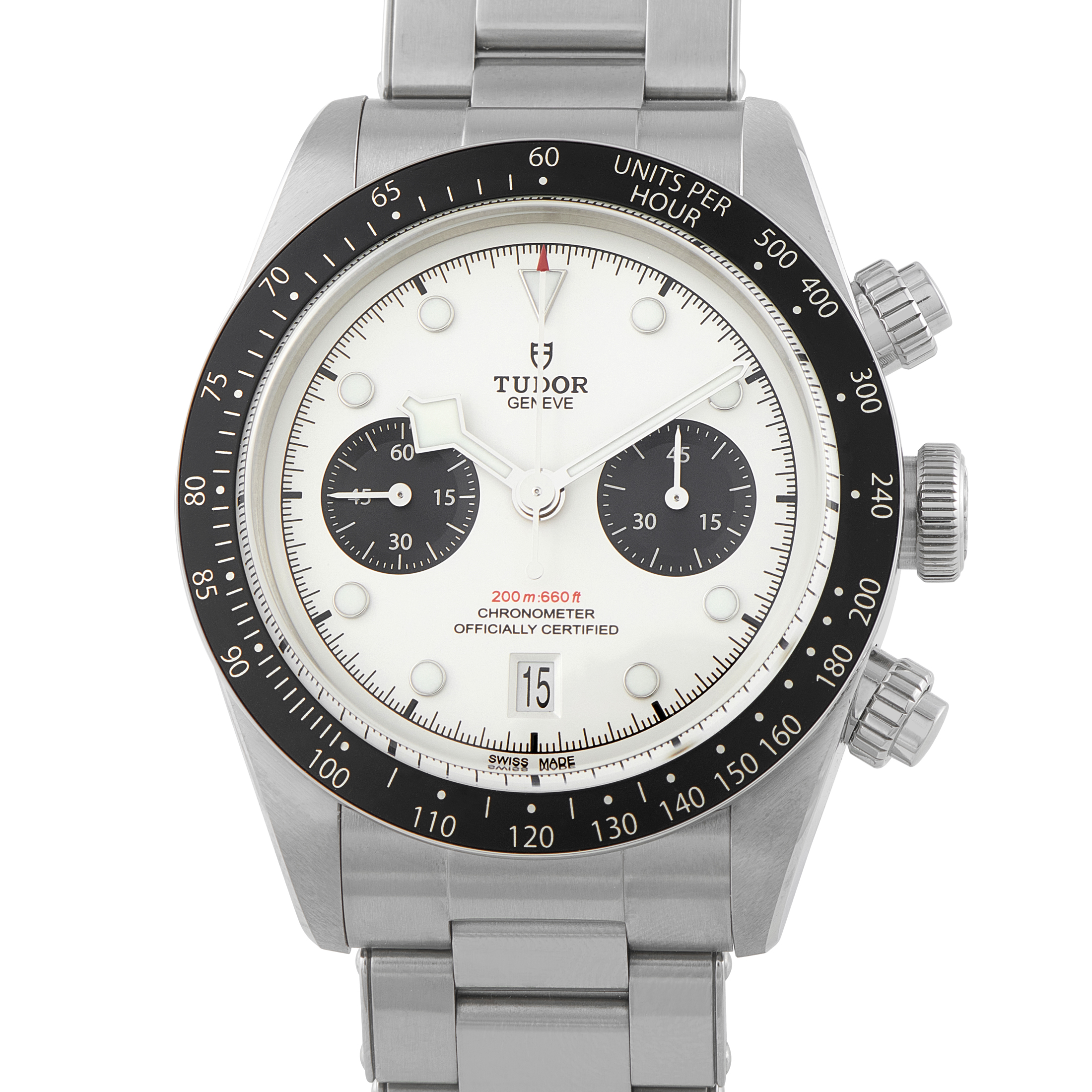 Tudor Black Bay Chrono Panda Dial Steel Watch 79360N