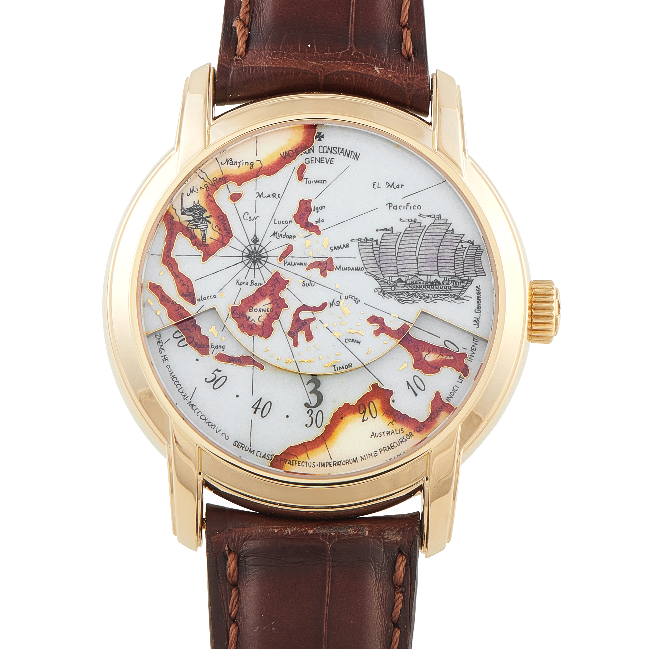 Vacheron Constantin Métiers d'Art Tribute to Great Explorers Yellow Gold Watch Set 47070/000J - Image 12