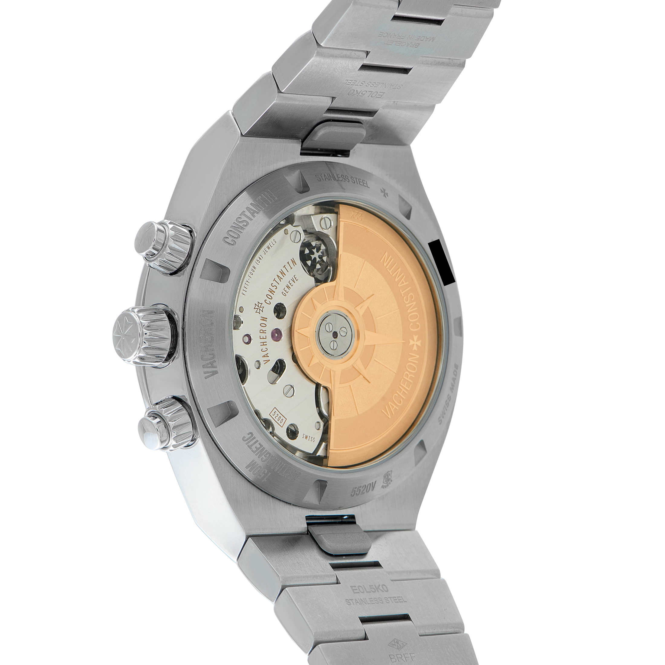 Vacheron Constantin Overseas Chronograph Steel Watch 5520V/210A-B148 - Image 3