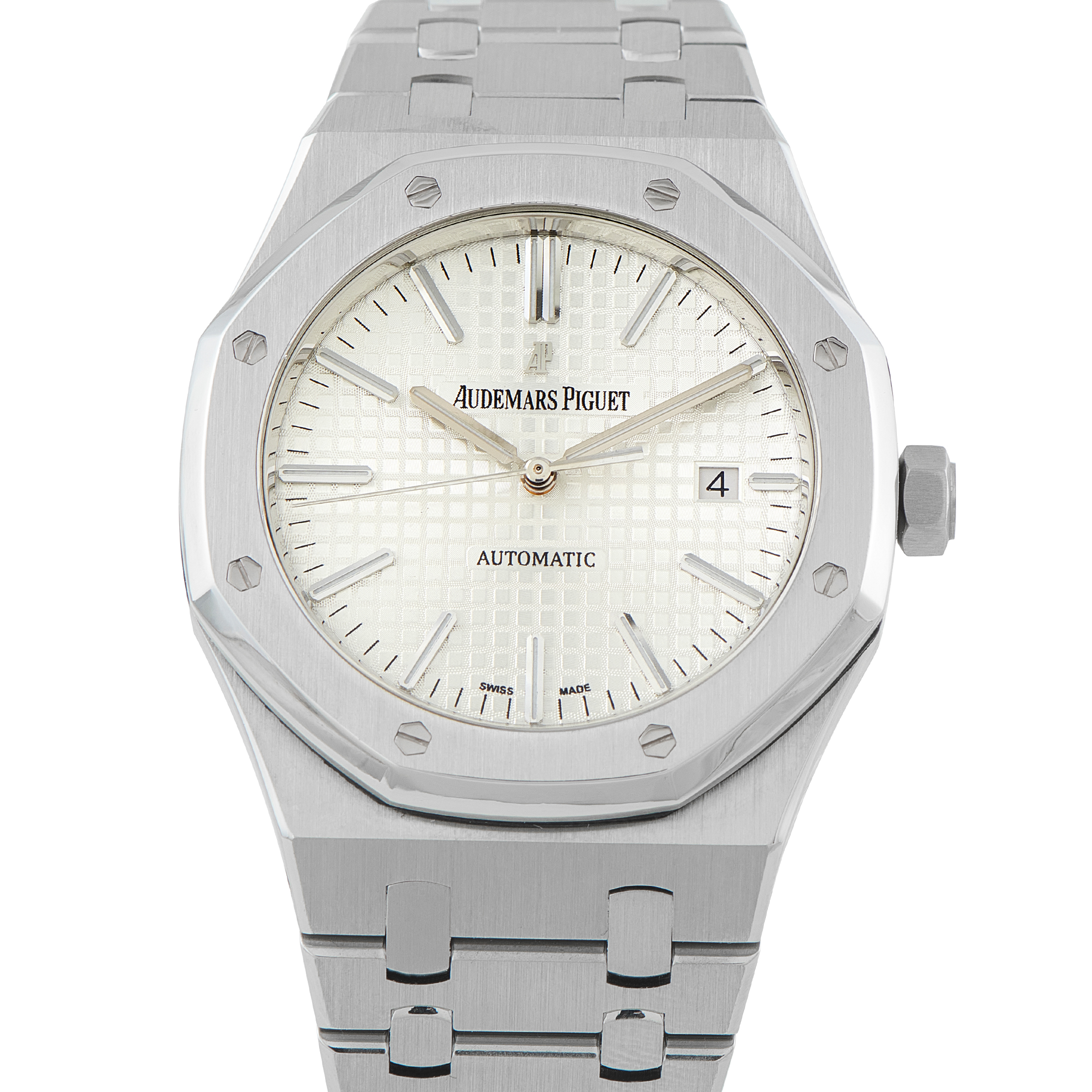 Audemars Piguet Royal Oak Silver Dial Steel Watch 15400ST