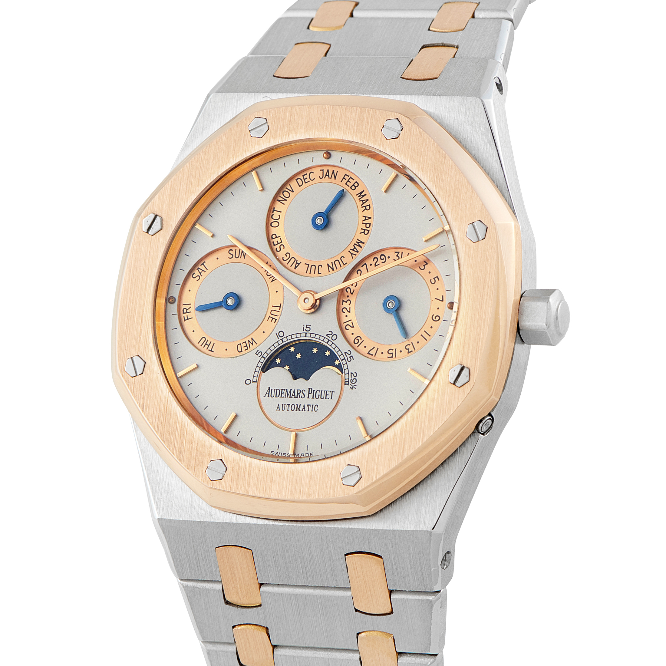 Audemars Piguet Royal Oak Perpetual Calendar Rose Gold and Platinum Watch 25686PR 25686pr - Image 2