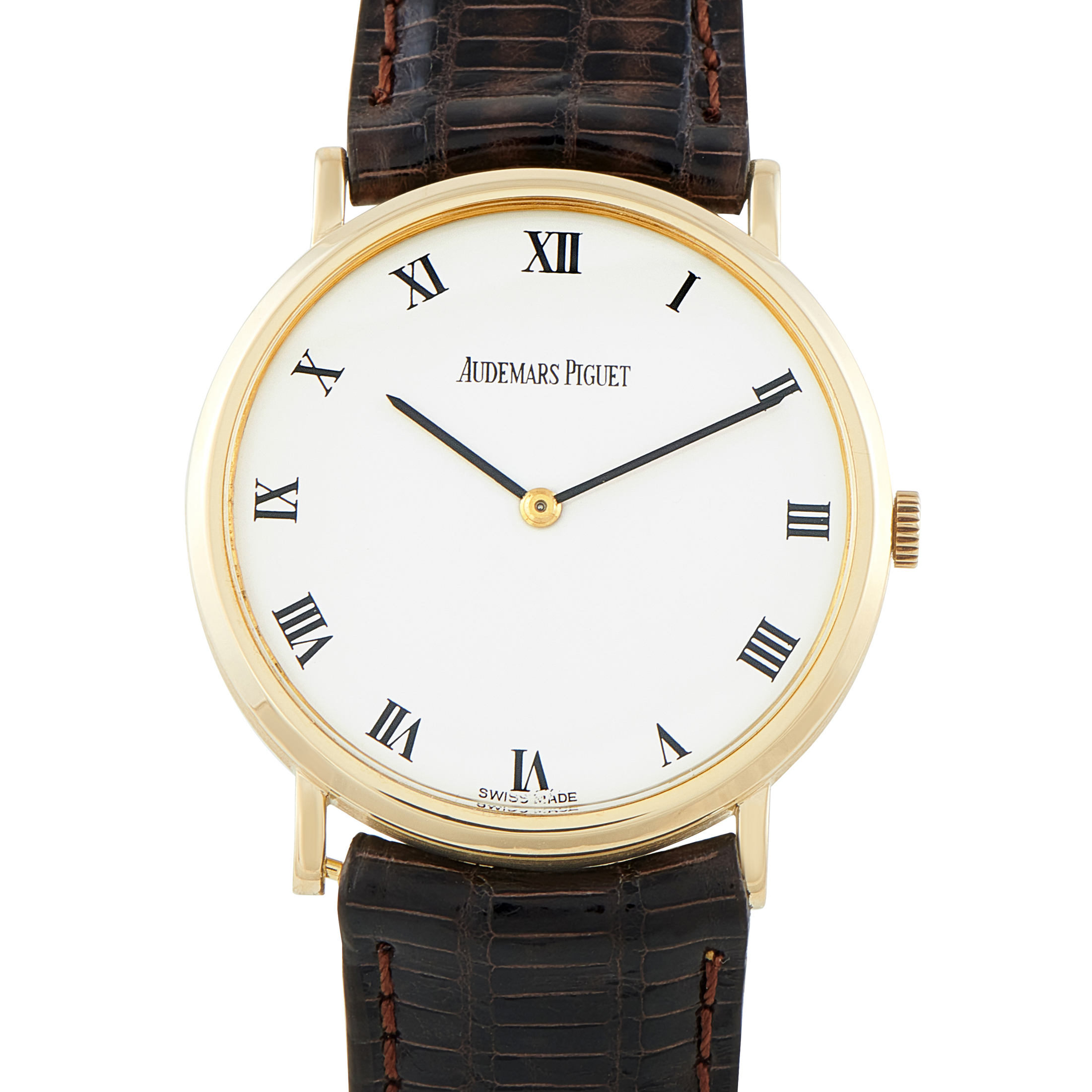 Audemars Piguet Ultra-Slim White Dial Yellow Gold Watch BA4791/002