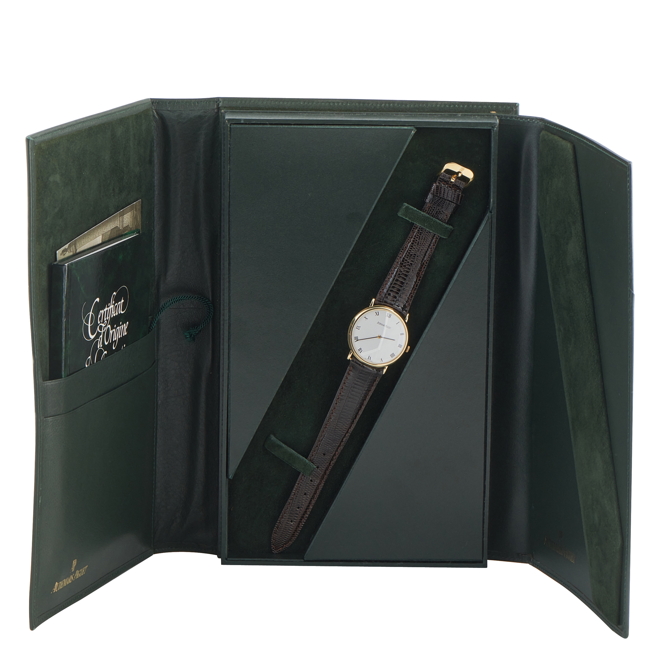 Audemars Piguet Ultra-Slim White Dial Yellow Gold Watch BA4791/002 - Image 5