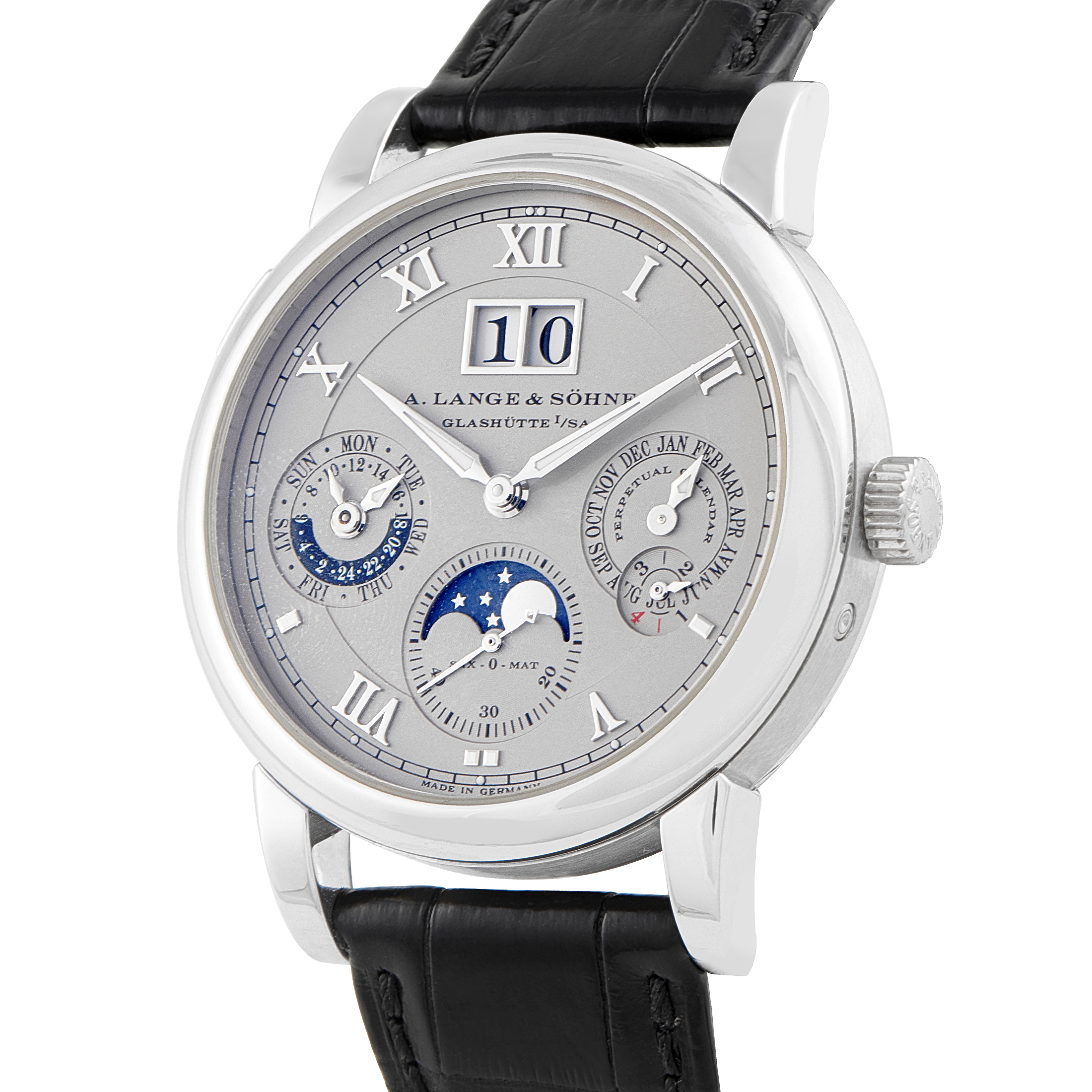 A. Lange & Sohne Langematik Perpetual Platinum Watch 310.025 E - Image 2