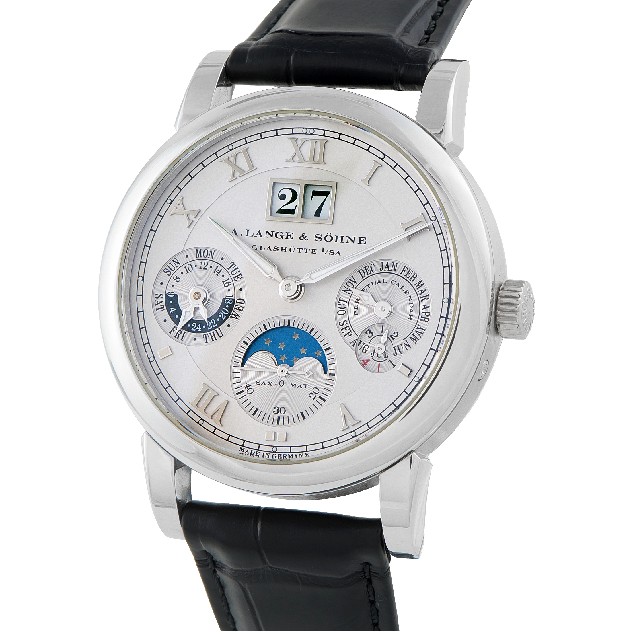A. Lange & Sohne Langematik Perpetual Platinum Watch 310.025E - Image 2