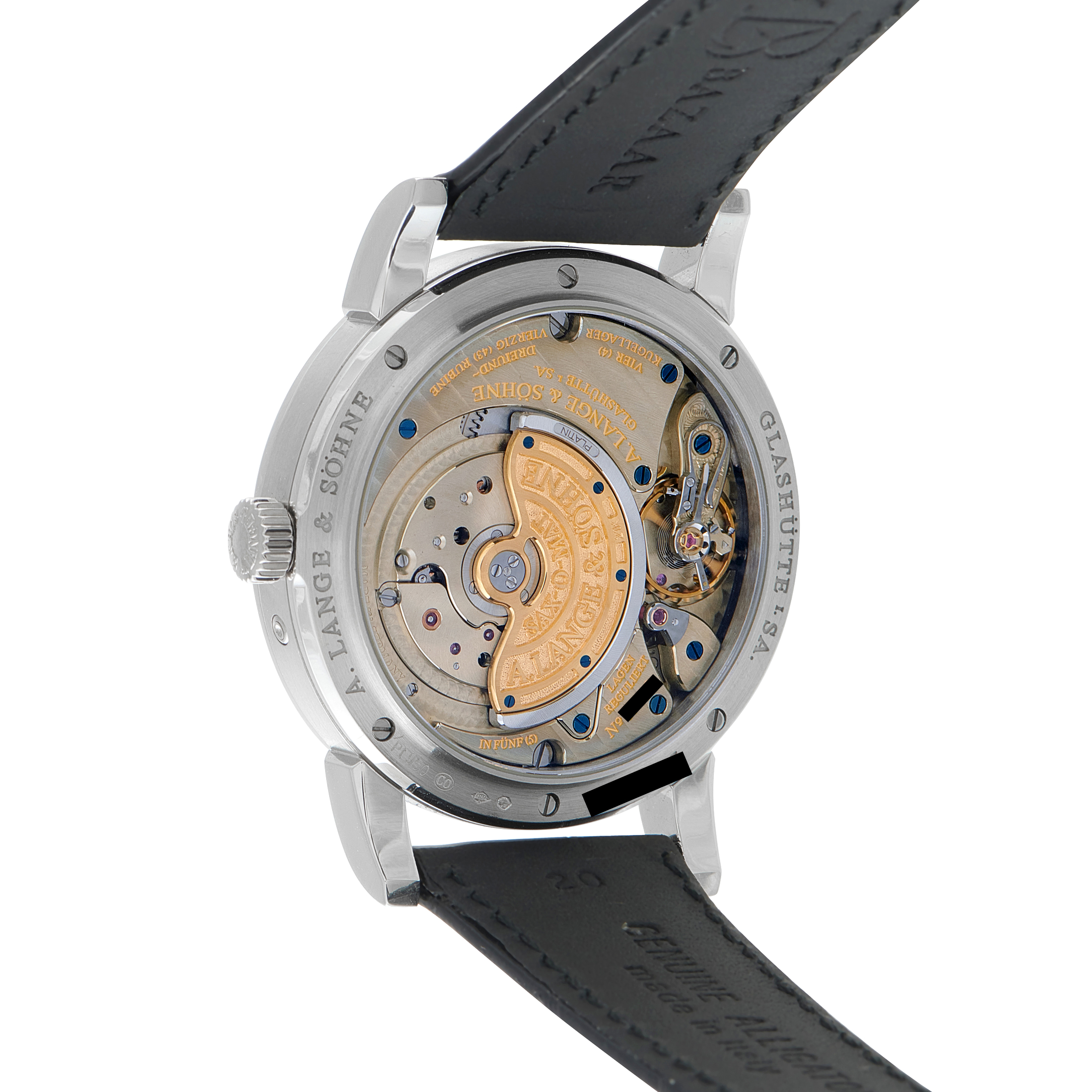 A. Lange & Sohne Langematik Perpetual Platinum Watch 310.025E - Image 3
