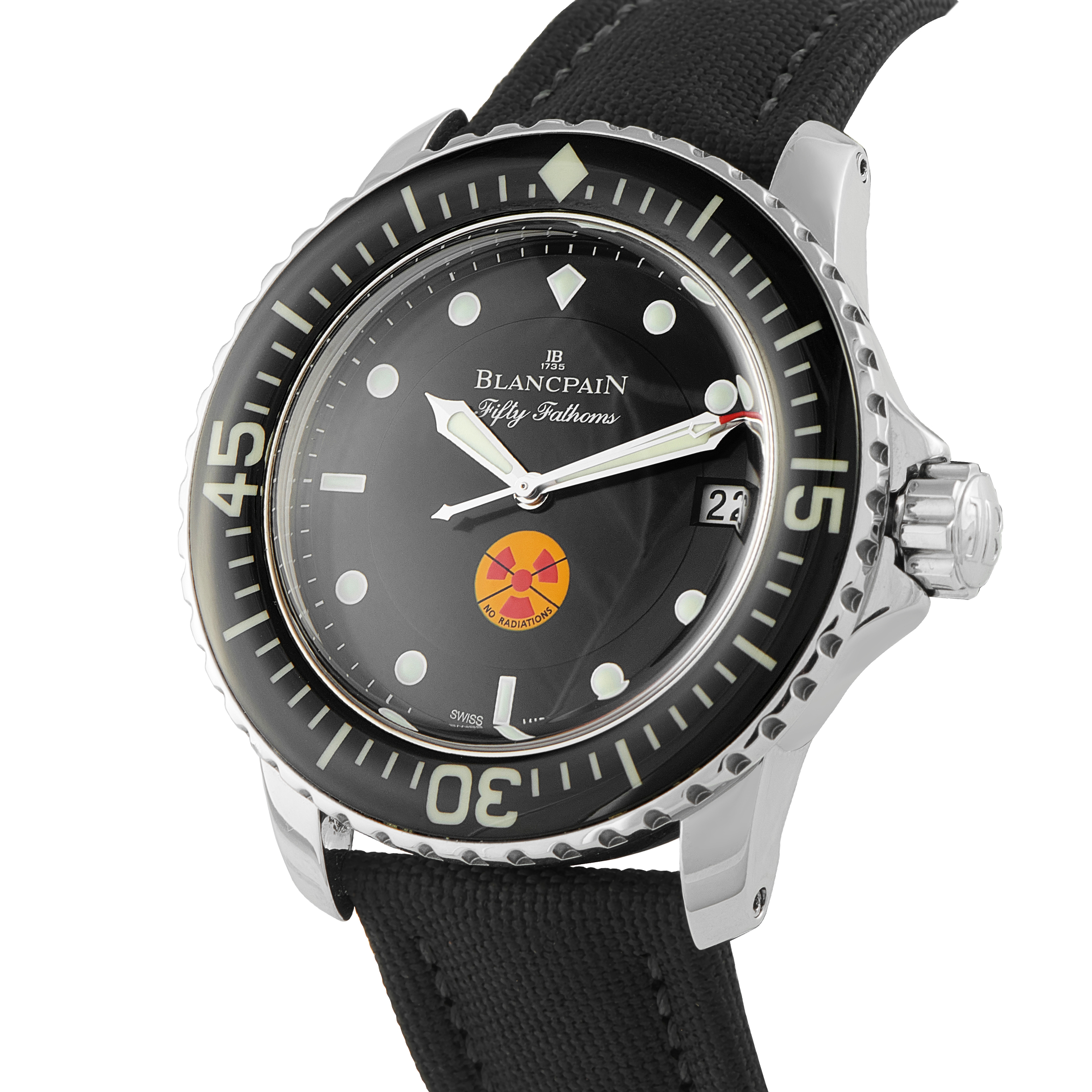 Blancpain Fifty Fathoms No Radiations Steel Watch 5015B-1130-52A - Image 2