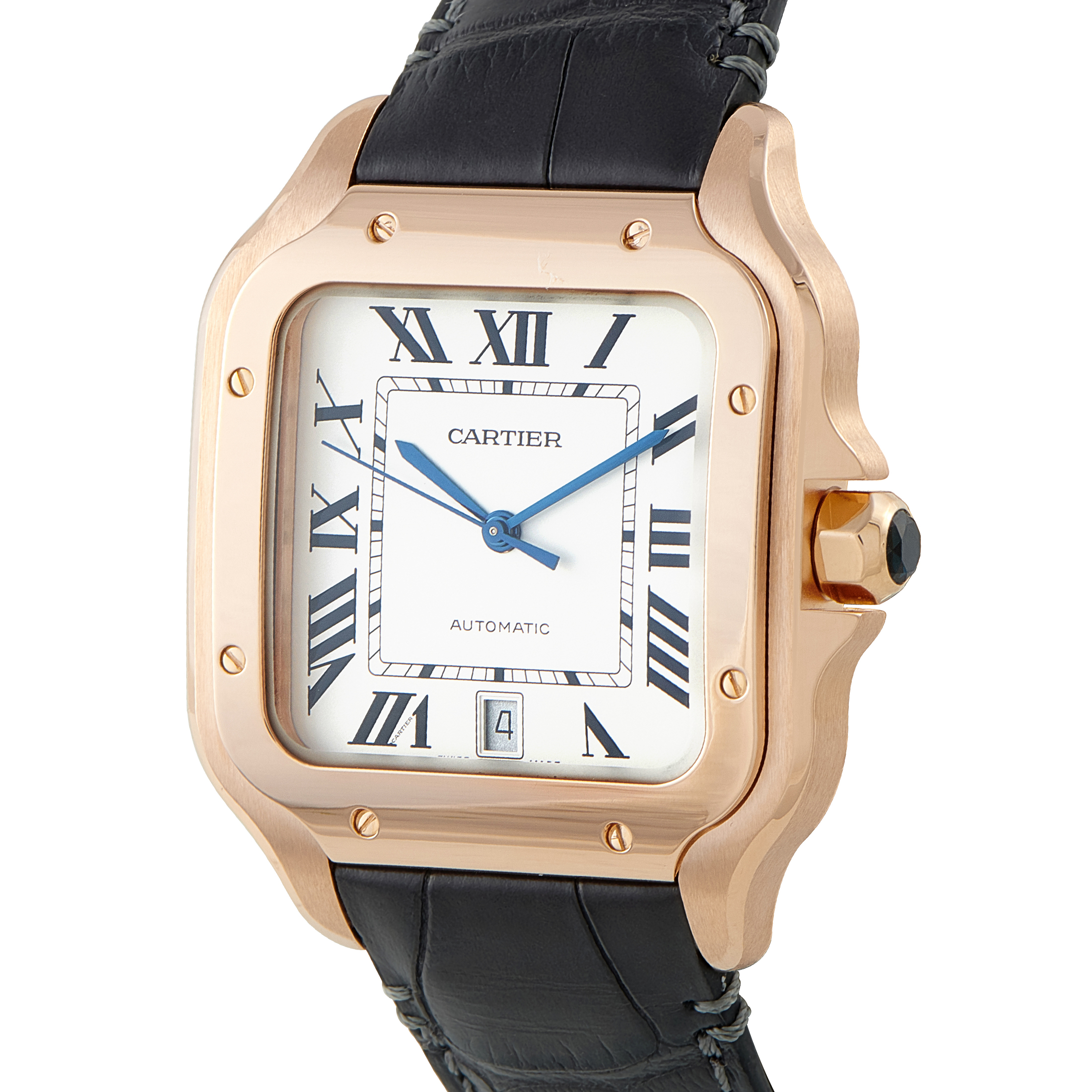 Cartier Santos Large Rose Gold Watch WGSA0011 - Image 2