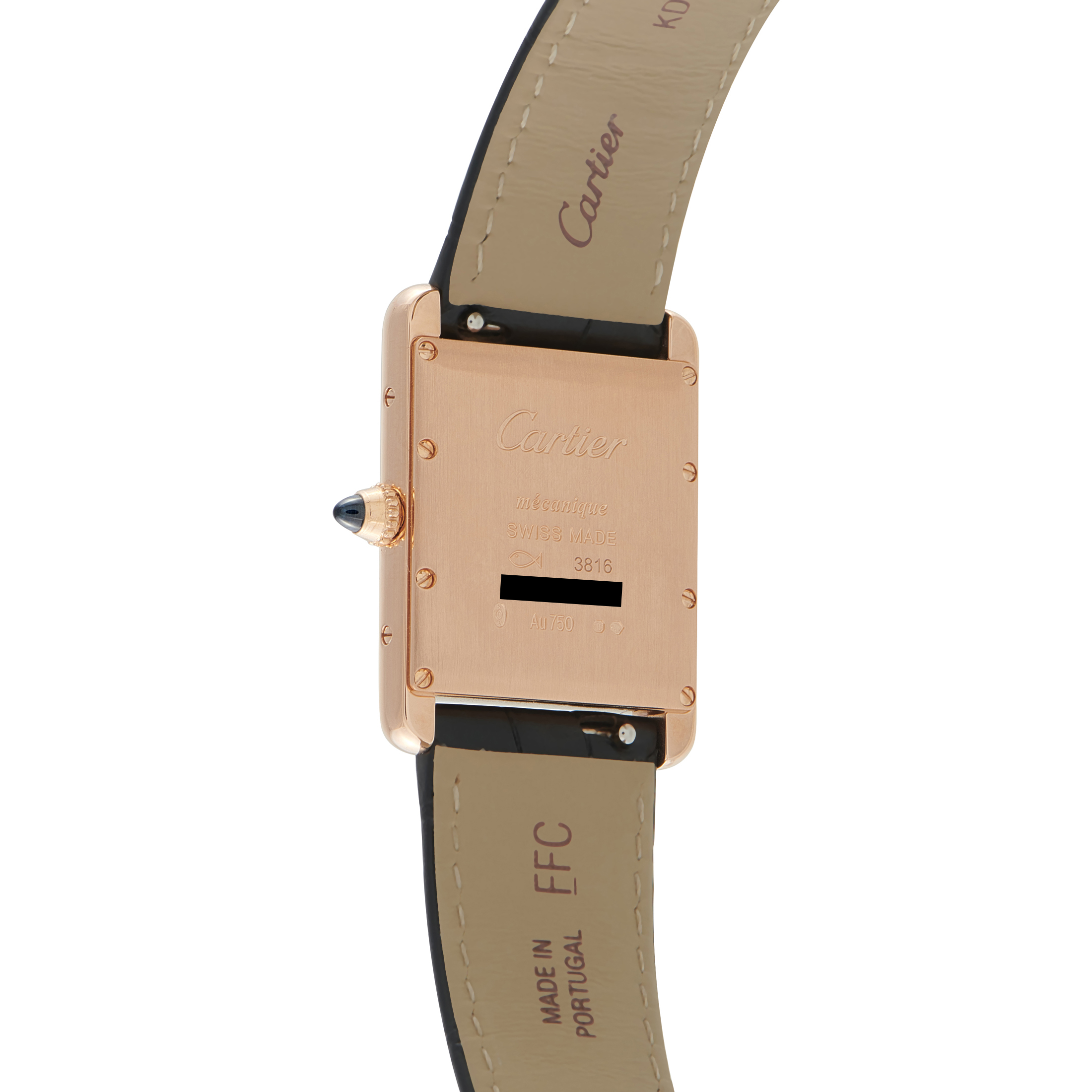 Cartier Tank Louis Cartier Large Model Rose Gold Watch WGTA0011 - Image 3