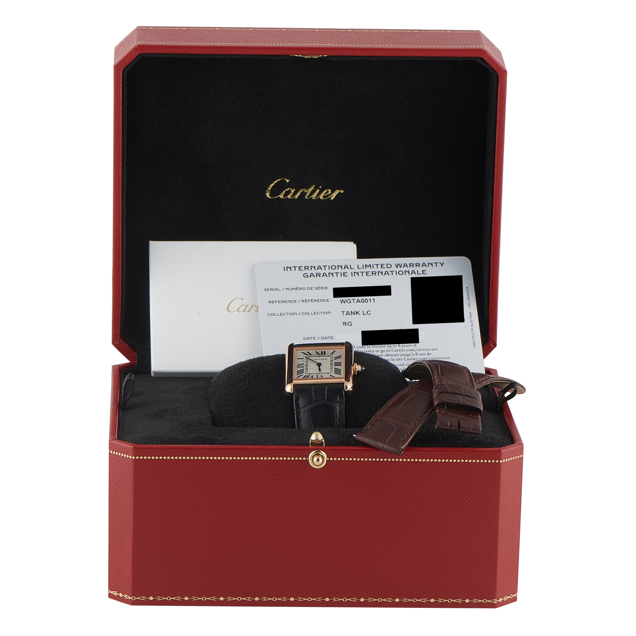 Cartier Tank Louis Cartier Large Model Rose Gold Watch WGTA0011 - Image 5