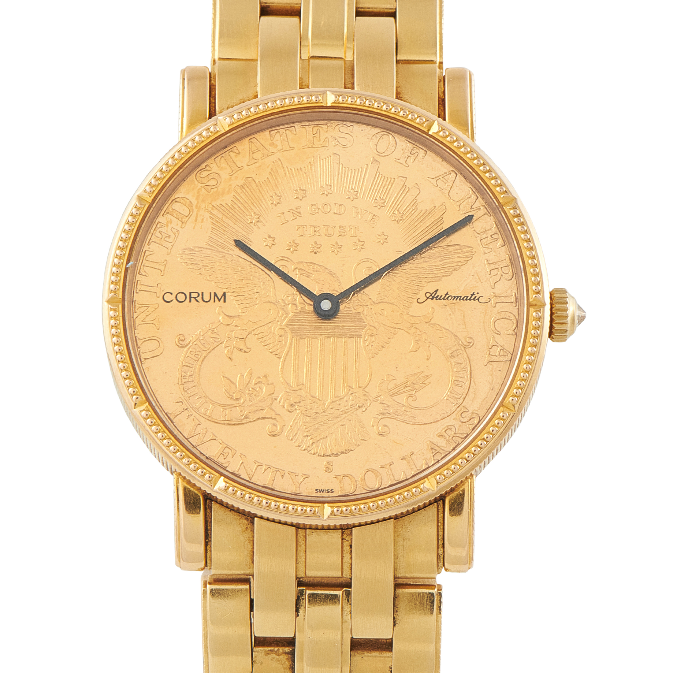 Corum Twenty Dollar Coin Yellow Gold Watch 5814556