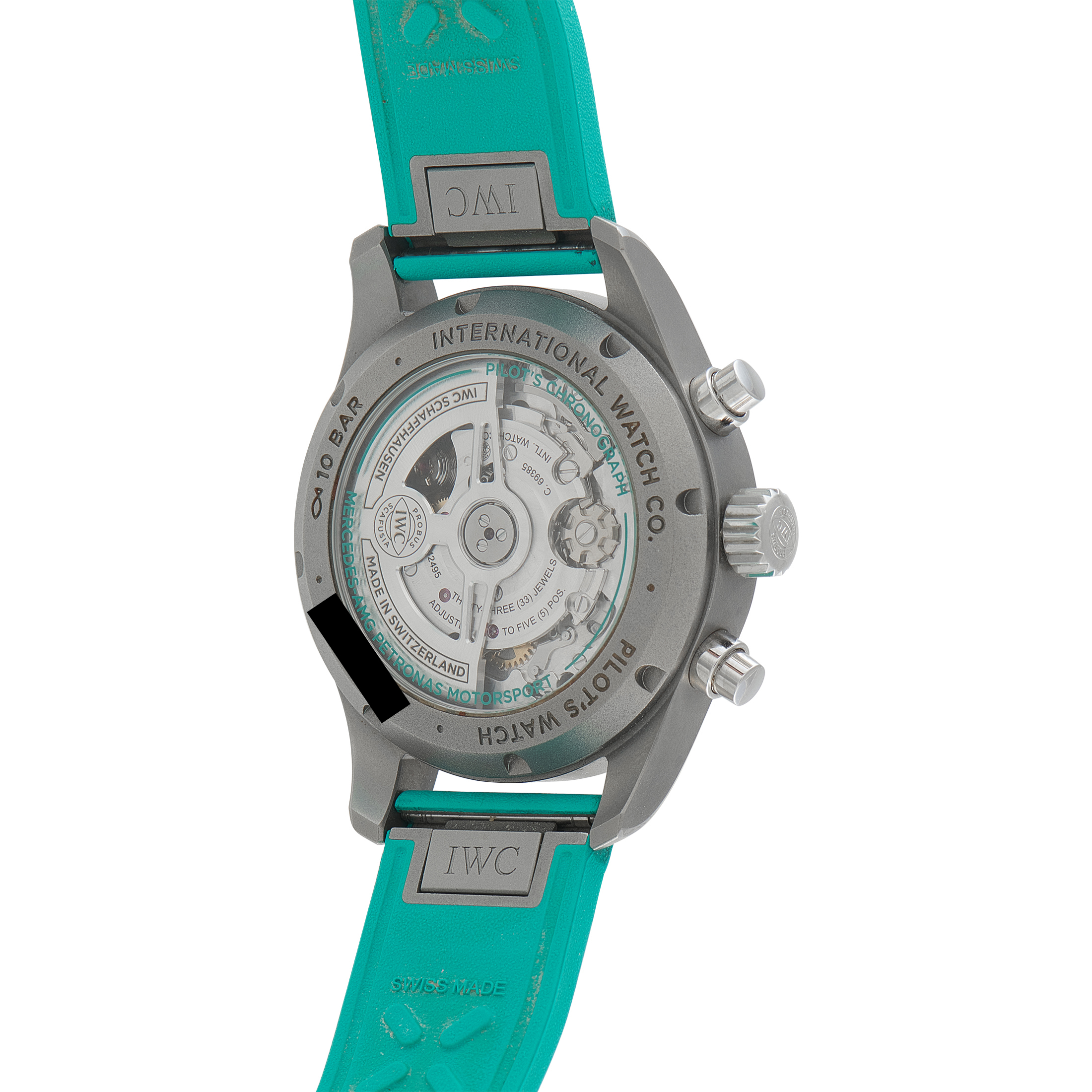 IWC Pilot's Chronograph 41 Mercedes-AMG Petronas Formula One™ Team Titanium Watch IW388108 - Image 3