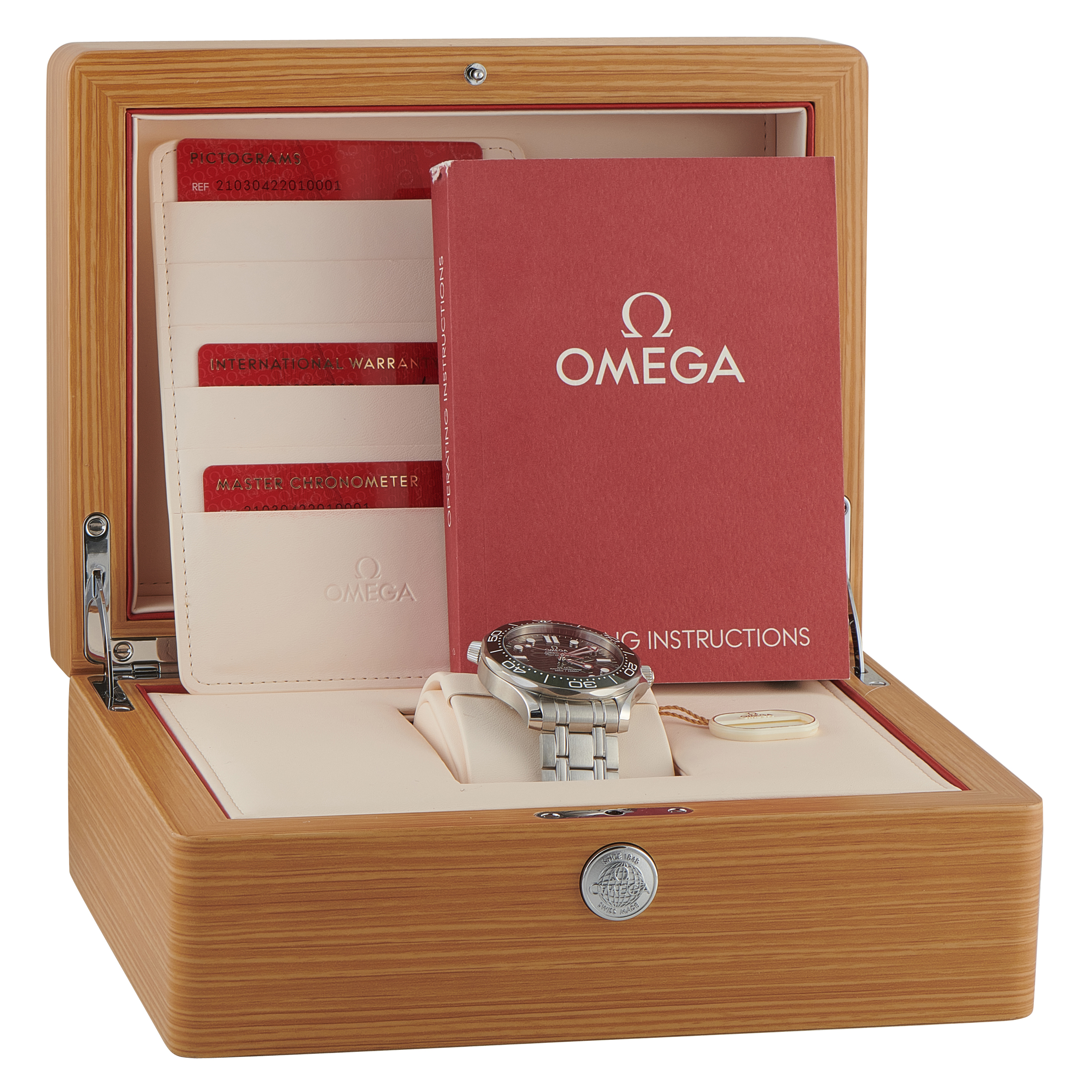 Omega Seamaster Diver 300M Green Dial Steel Watch 210.30.42.20.10.001 - Image 5