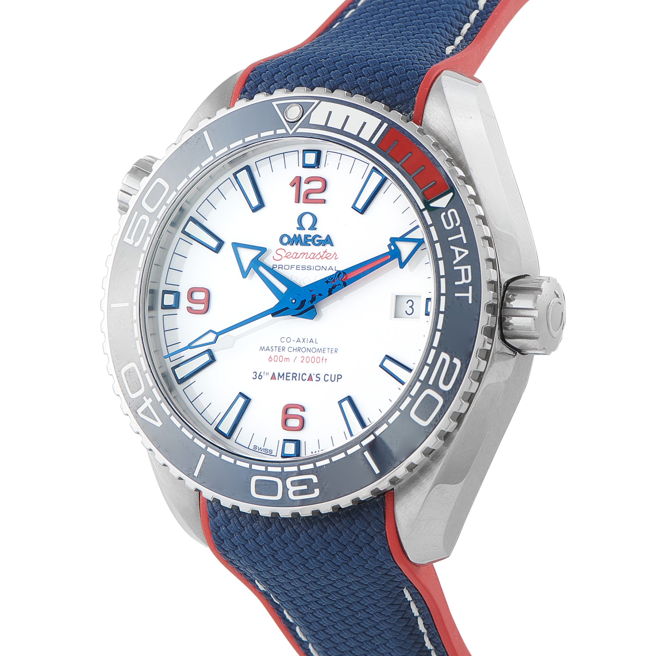 Omega Seamaster Planet Ocean America's Cup Steel Watch 215.32.43.21.04.001 - Image 2