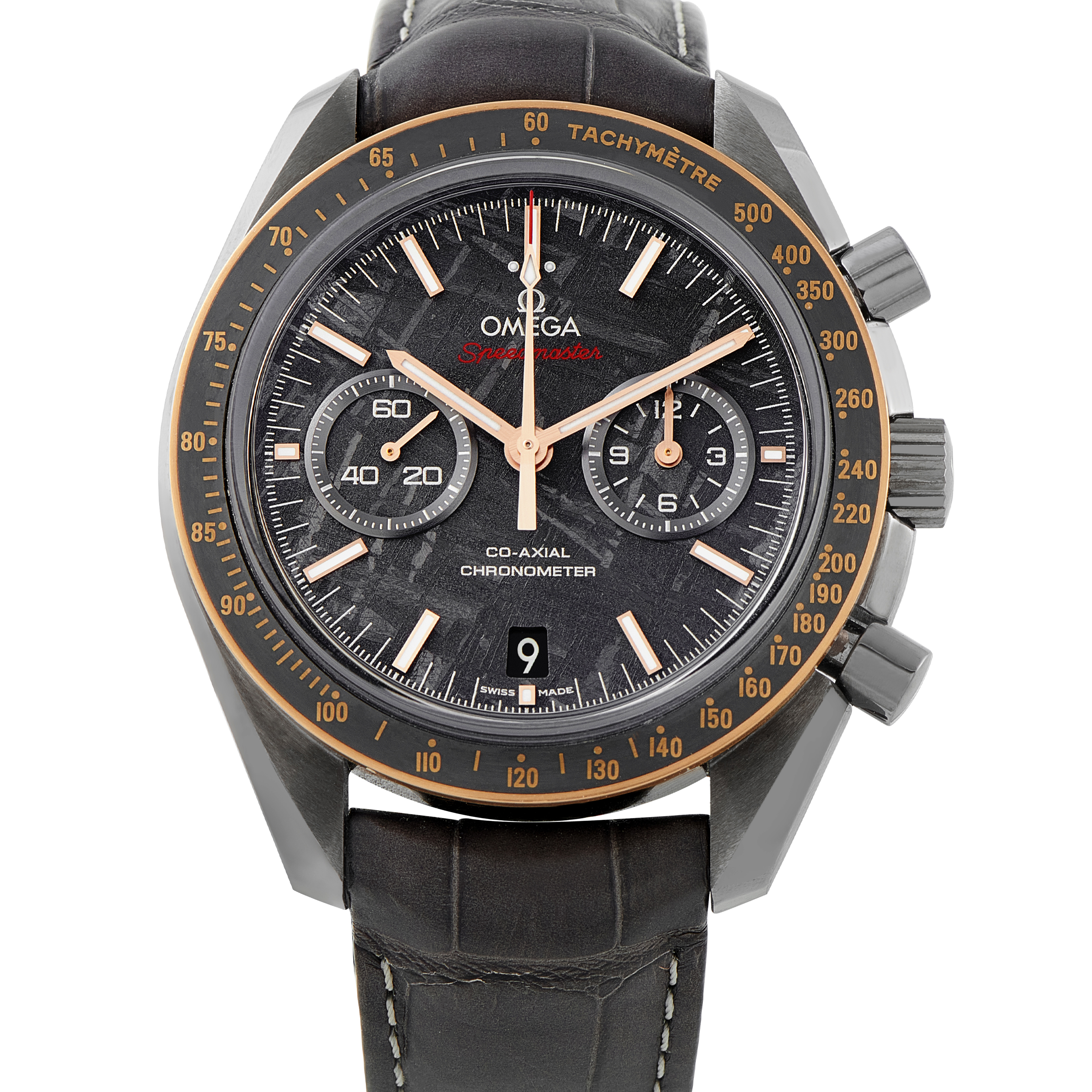 Omega Speedmaster Gray Side of the Moon Meteorite Dial Gray Ceramic Watch 311.63.44.51.99.001