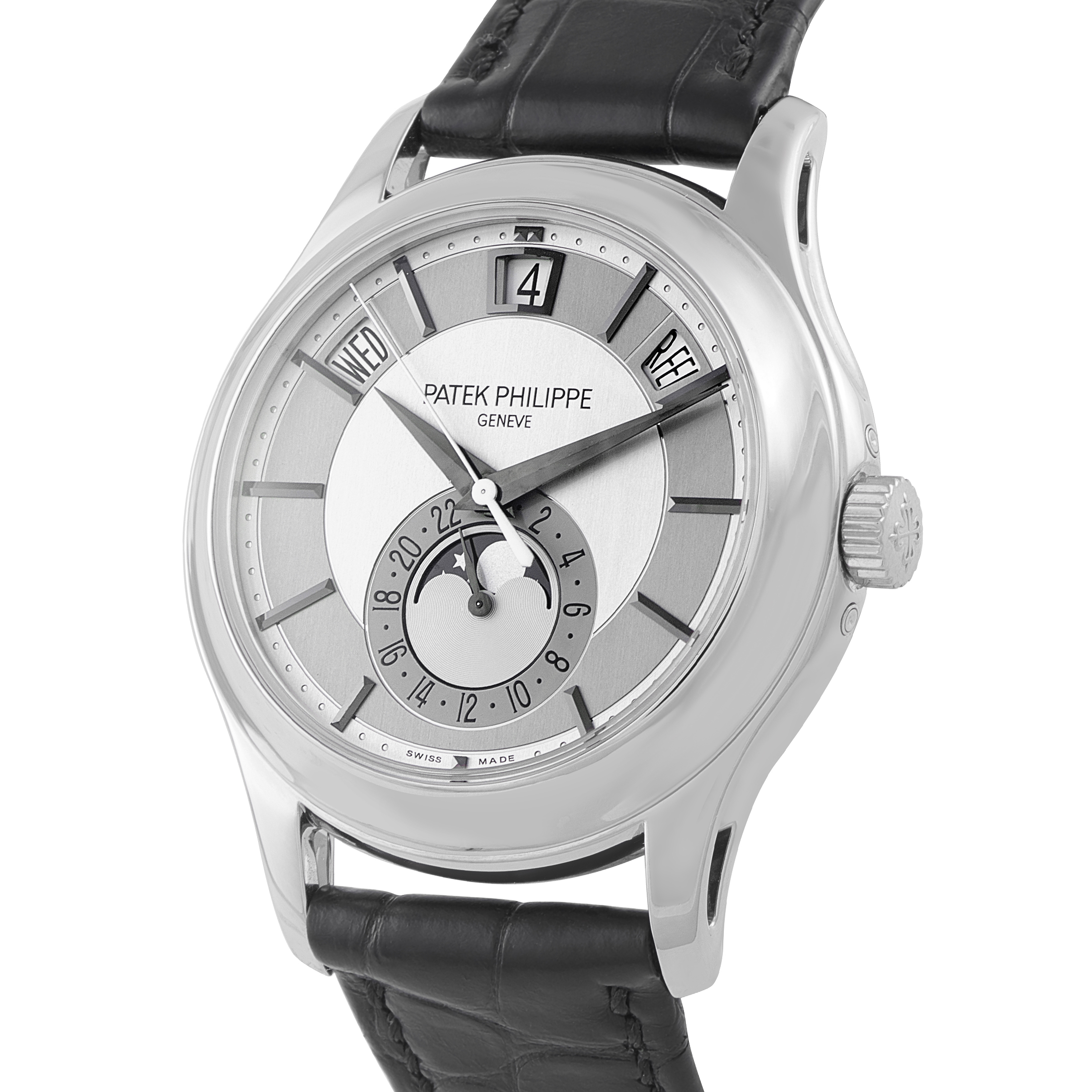 Patek Philippe Annual Calendar White Gold Watch 5205g-001 - Image 2