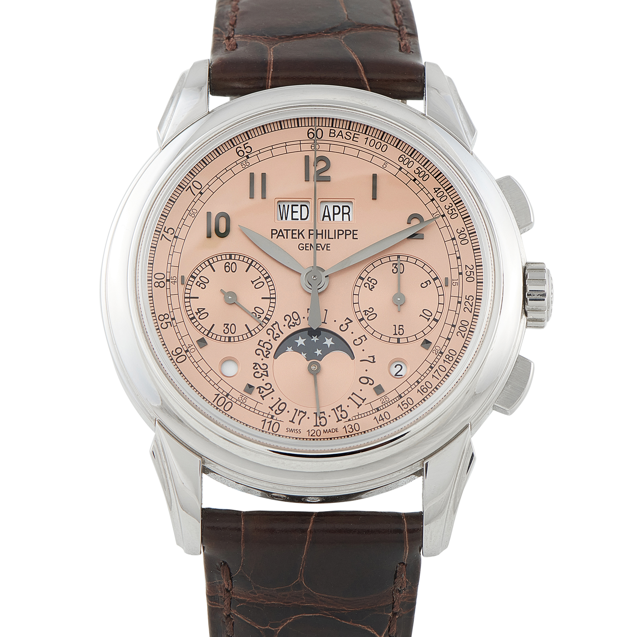 Patek Philippe Grand Complications Perpetual Calendar Chronograph Platinum Watch 5270P-001