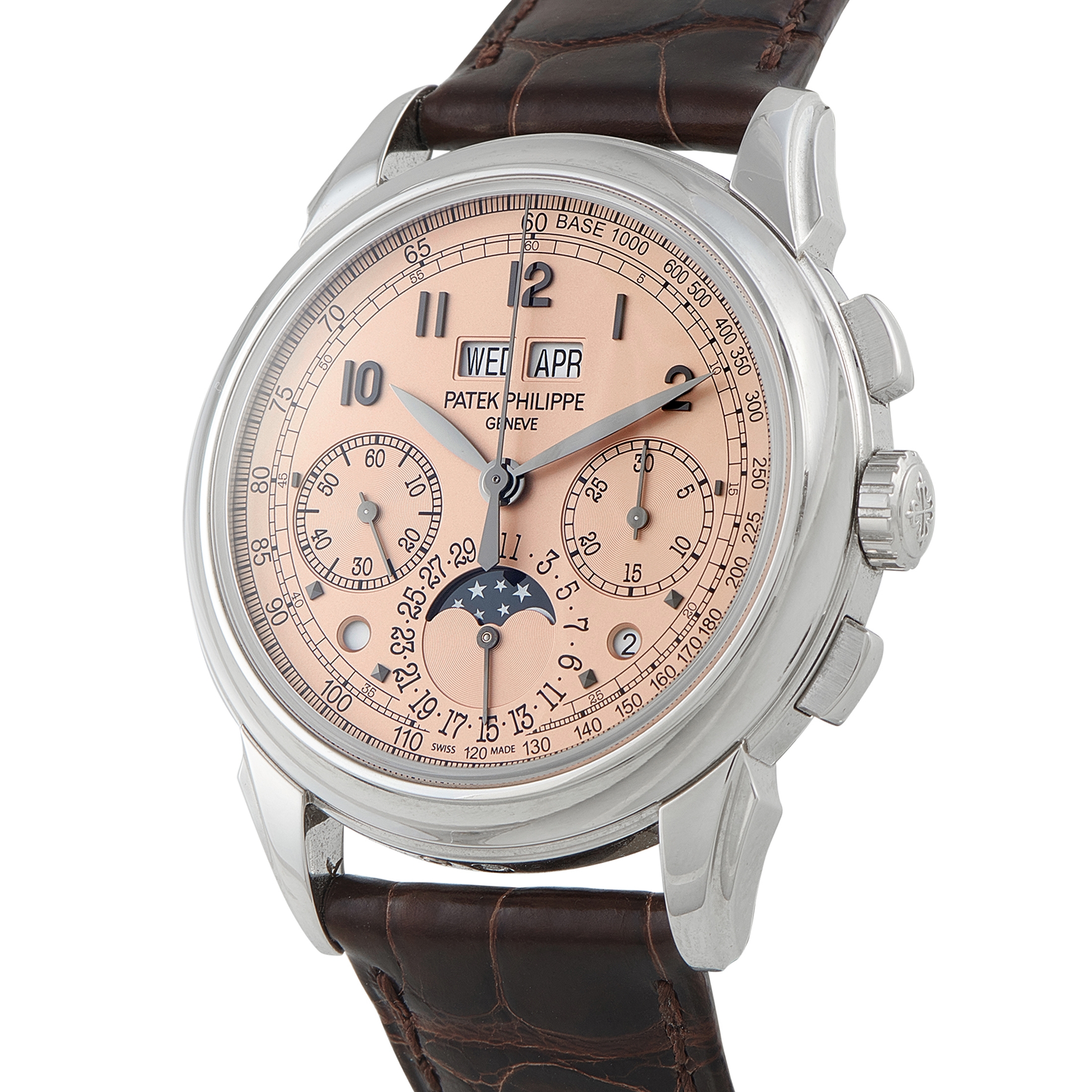 Patek Philippe Grand Complications Perpetual Calendar Chronograph Platinum Watch 5270P-001 - Image 2